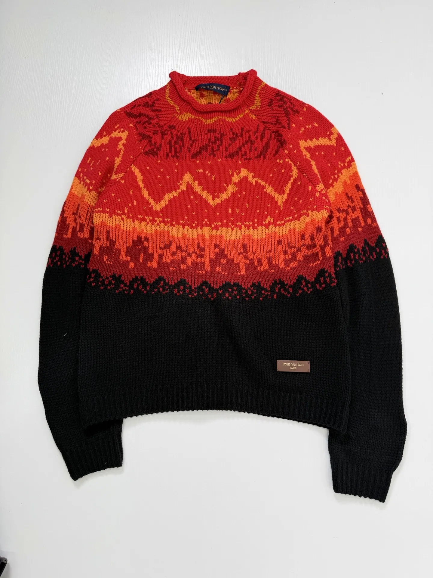 Fair Isle Gradient Jacquard Knit Sweater D34521975 — view 3