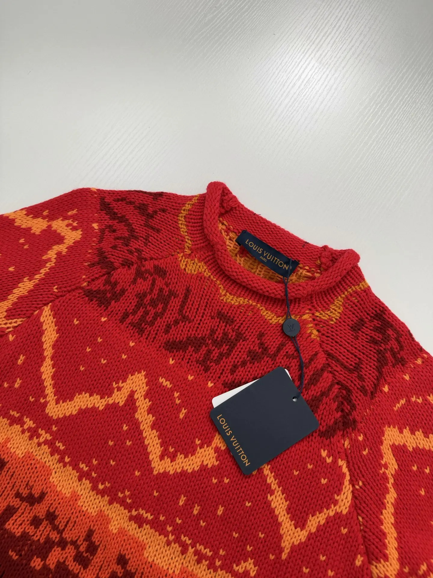 Fair Isle Gradient Jacquard Knit Sweater D34521975 — view 4