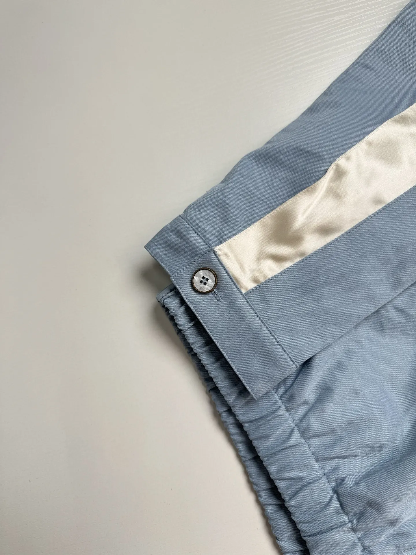 Malletier Embroidered Color-Block Harrington Jacket D34518673 — view 6