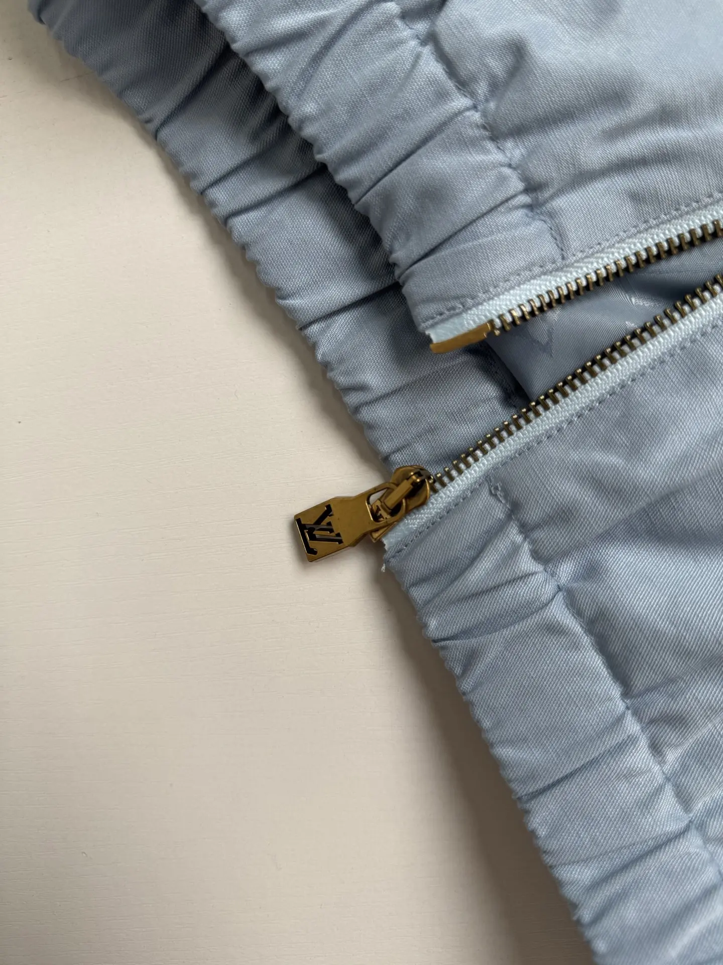 Malletier Embroidered Color-Block Harrington Jacket D34518673 — view 15