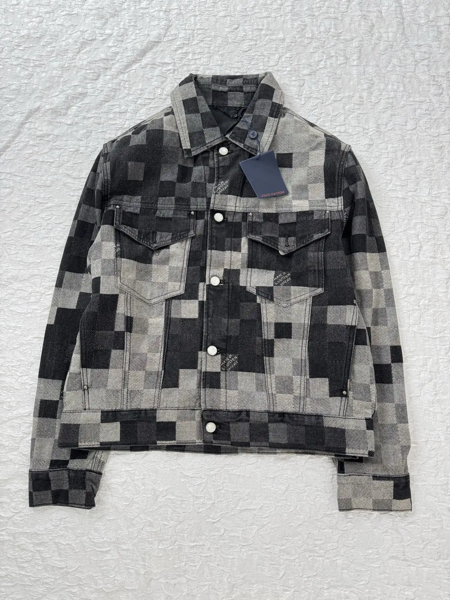 Damier Mosaic Jacquard Denim Jacket D34520491 — view 3