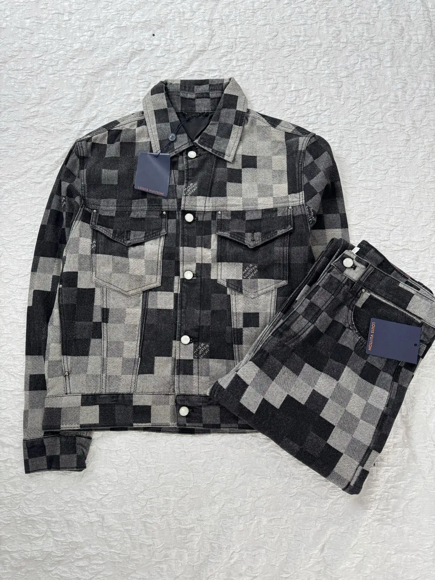 Damier Mosaic Jacquard Denim Jacket D34520491 — view 4