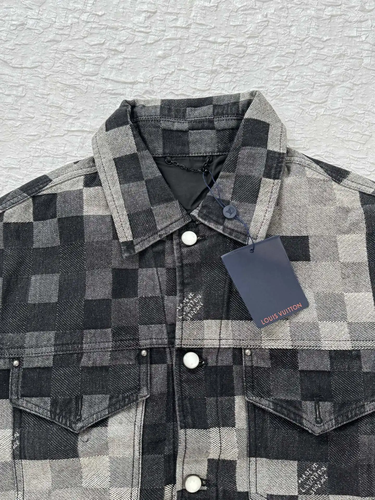 Damier Mosaic Jacquard Denim Jacket D34520491 — view 5