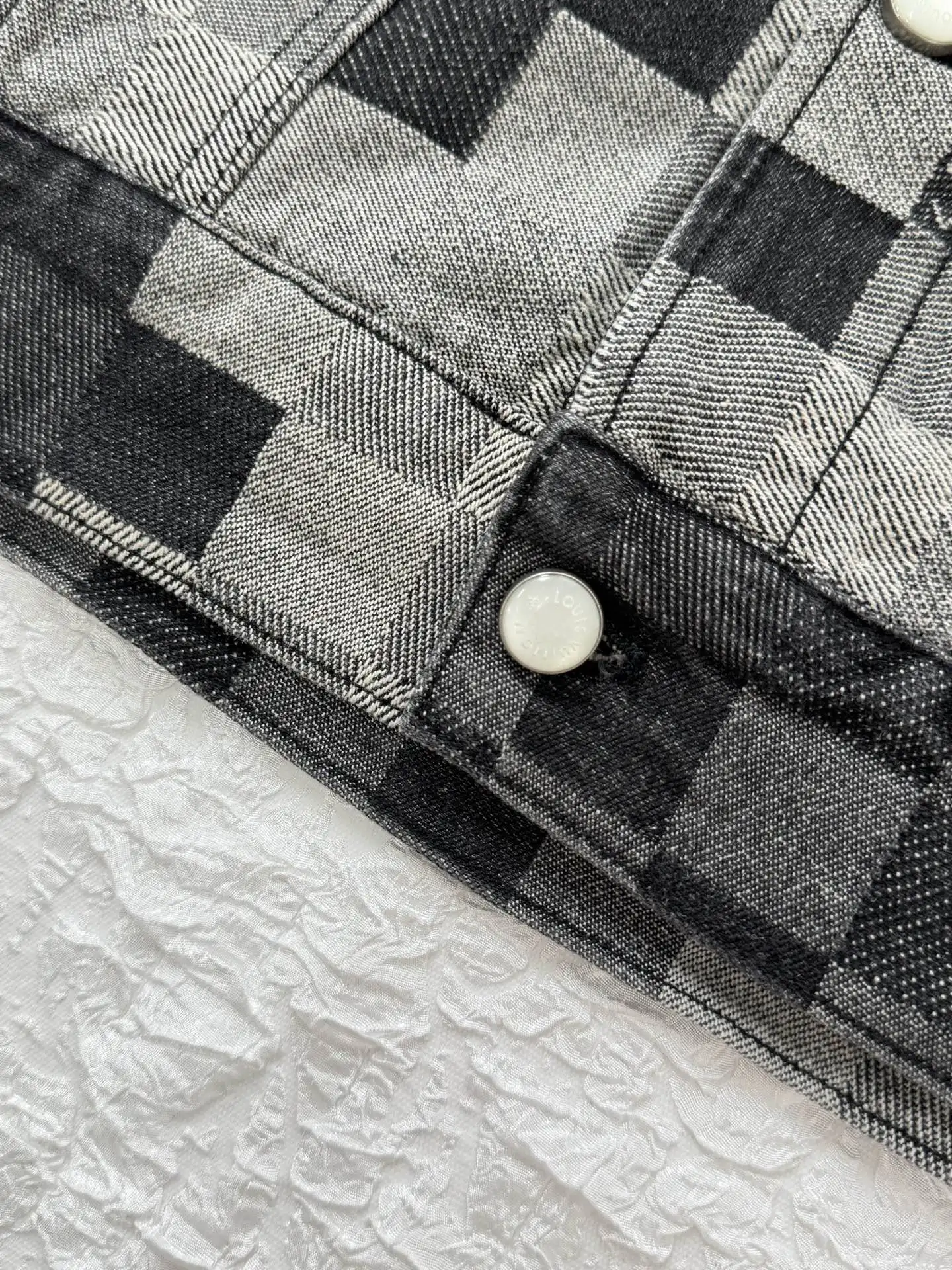 Damier Mosaic Jacquard Denim Jacket D34520491 — view 10