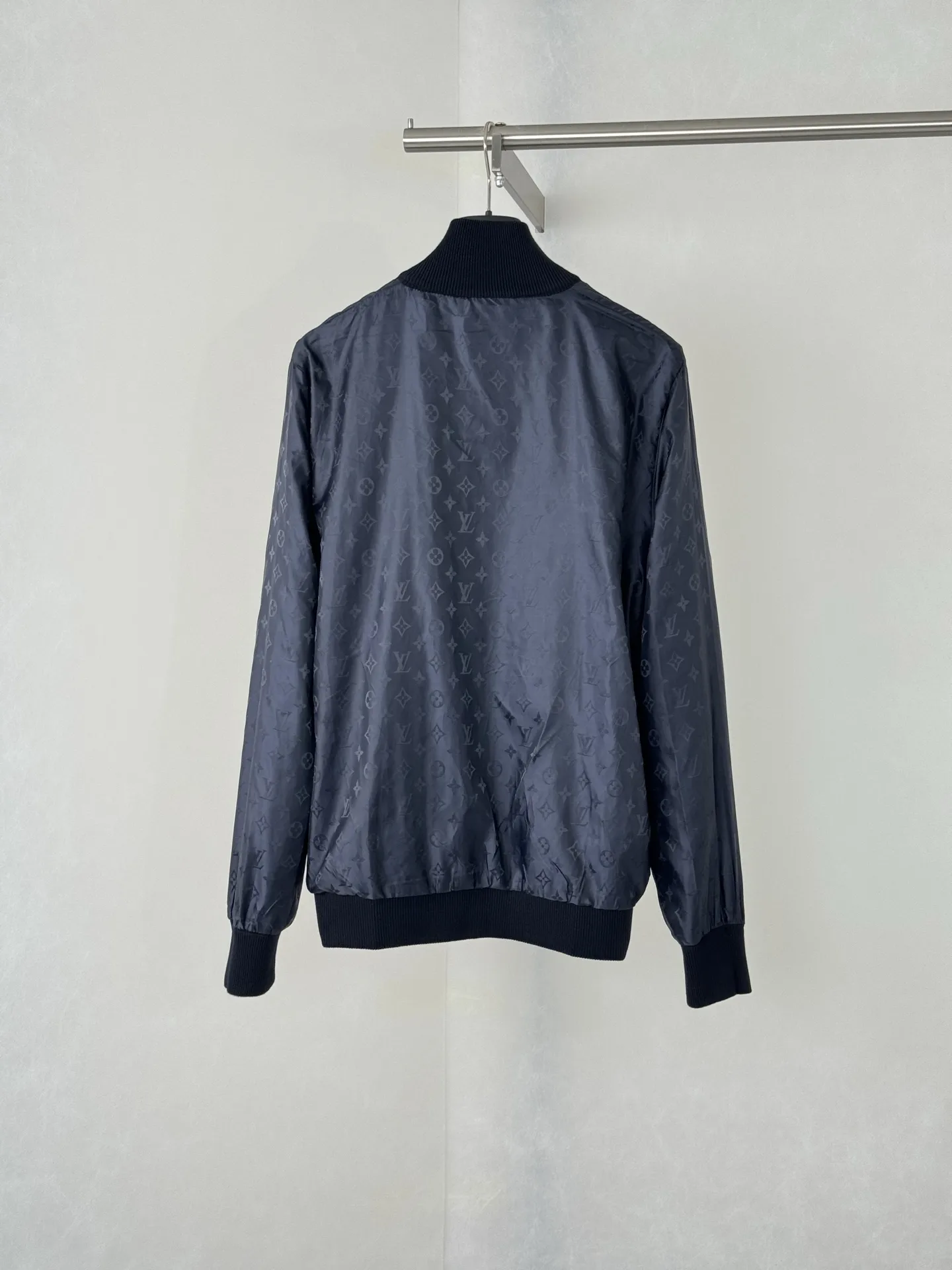 Reversible Monogram Knit and Nylon Jacket D34518719 — view 4