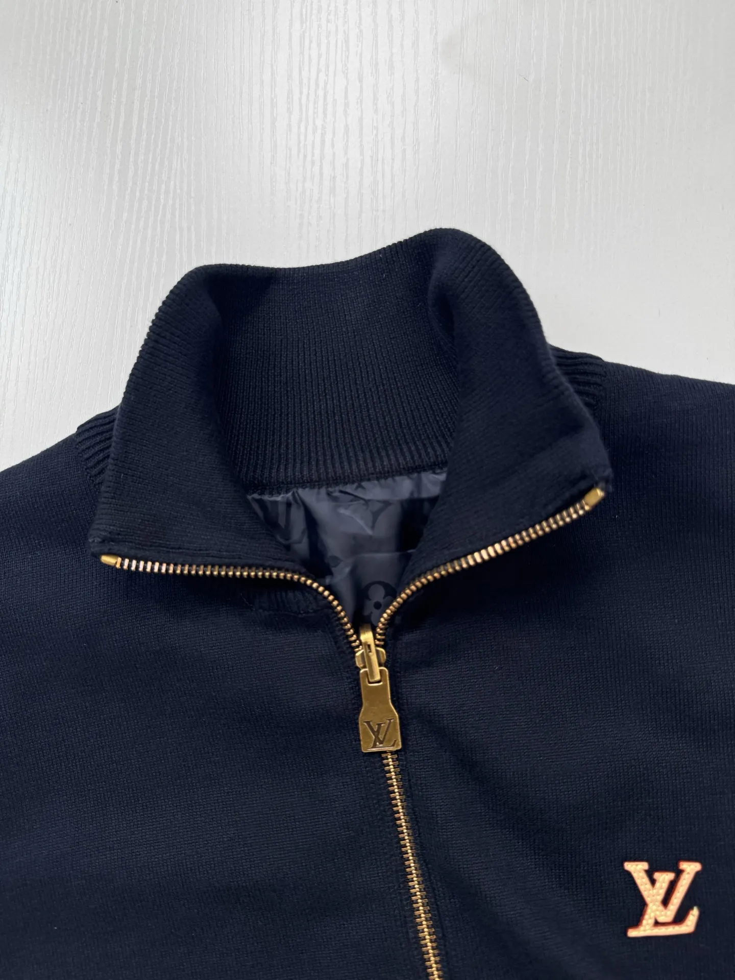 Reversible Monogram Knit and Nylon Jacket D34518719 — view 10
