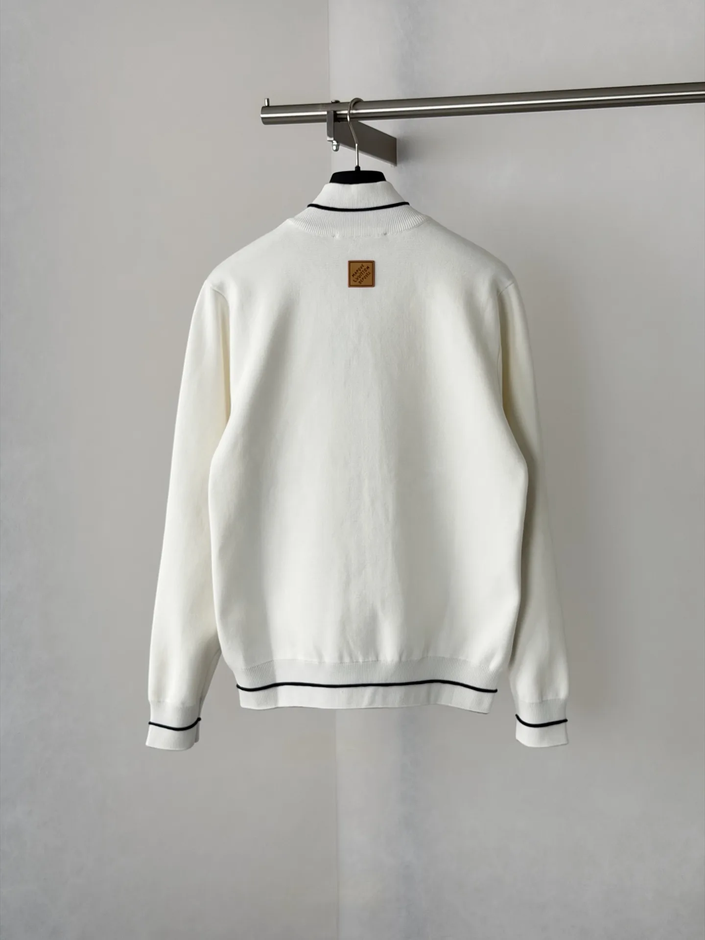Mixed-Media Color-Block Zip-Up Jacket D34518710 — view 2