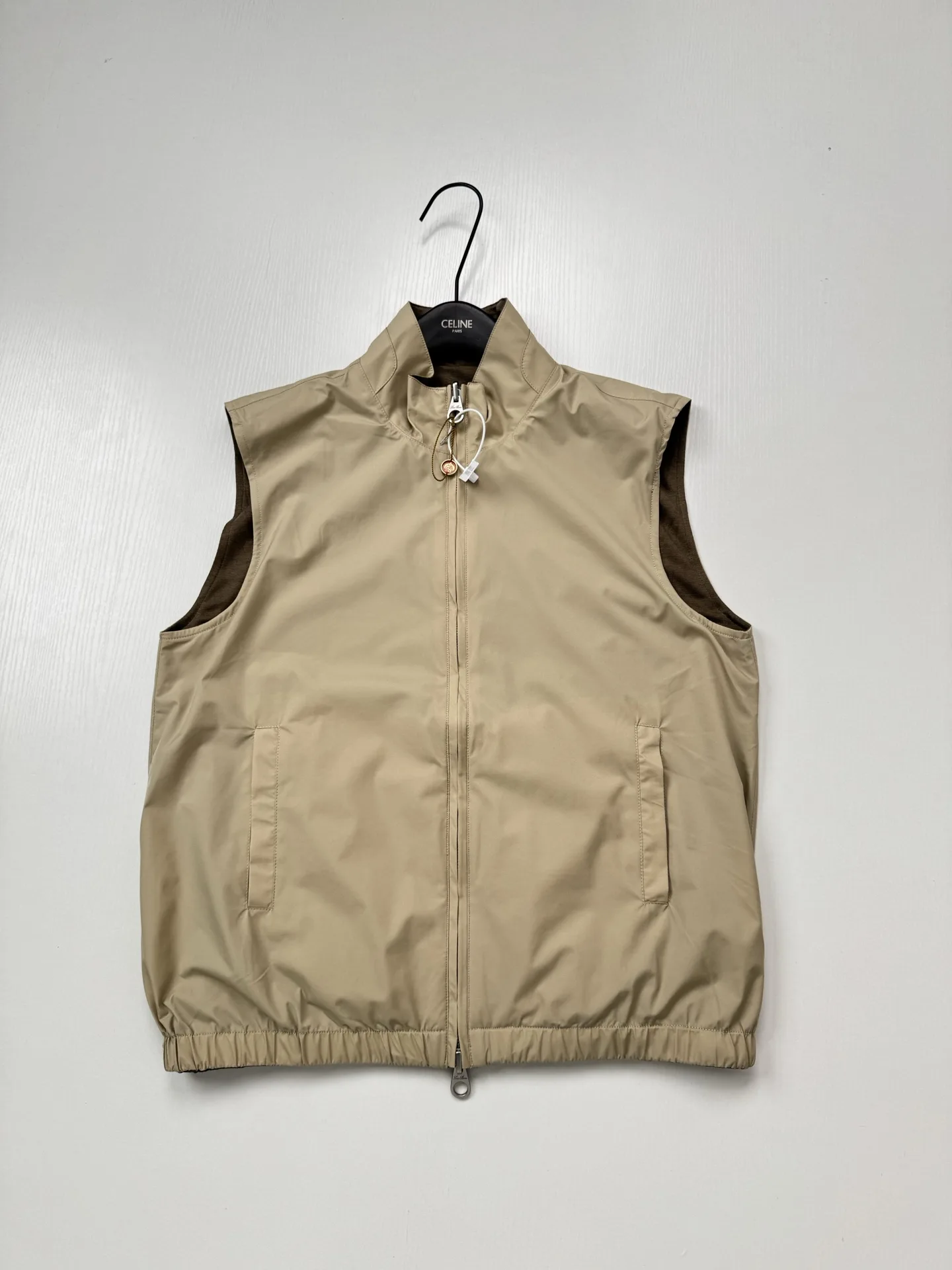 Reversible Shell and Wool-Blend Gilet D34518737 — view 5