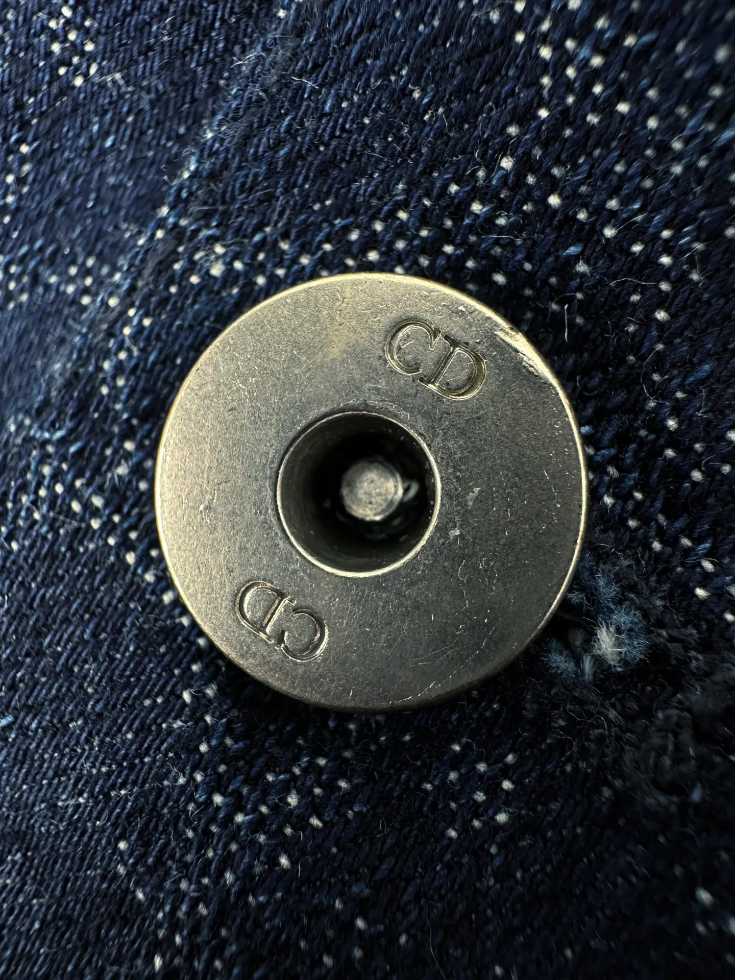 Oblique Jacquard Cropped Denim Jacket D34519163 — view 7