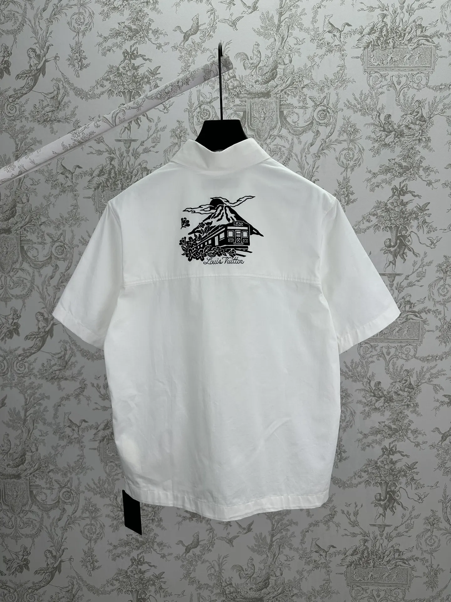 Embroidered Cotton Short-Sleeve Shirt D35014406 — view 2