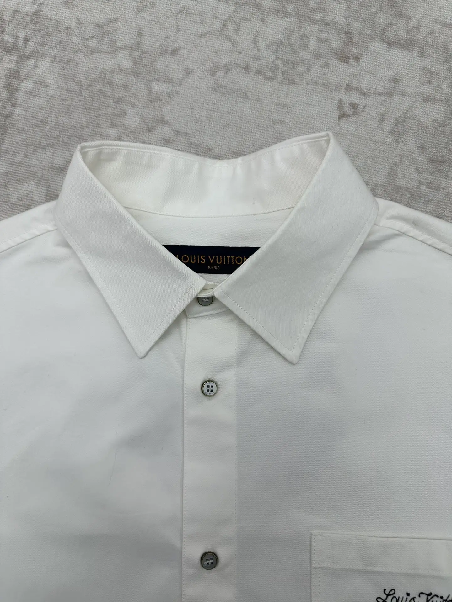 Embroidered Cotton Short-Sleeve Shirt D35014406 — view 3