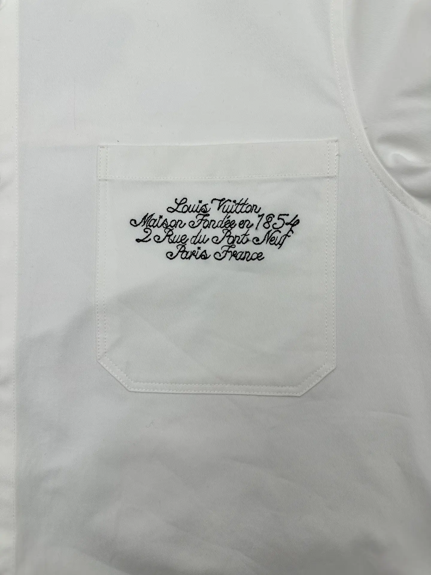 Embroidered Cotton Short-Sleeve Shirt D35014406 — view 4