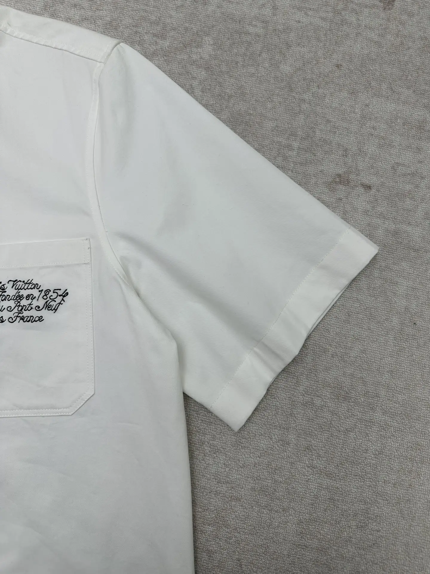Embroidered Cotton Short-Sleeve Shirt D35014406 — view 5