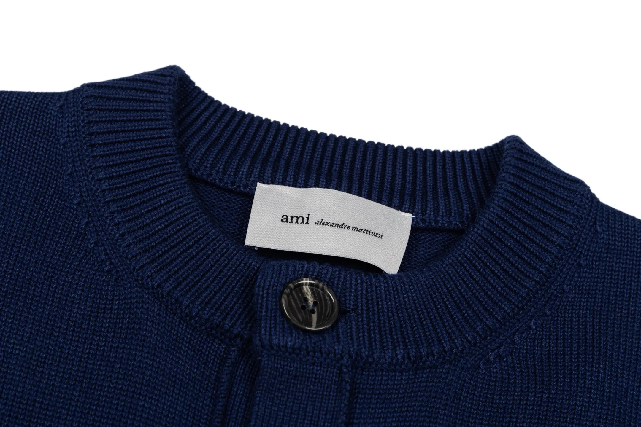 Ami de Coeur Intarsia Wool Cardigan D35022418 — view 3