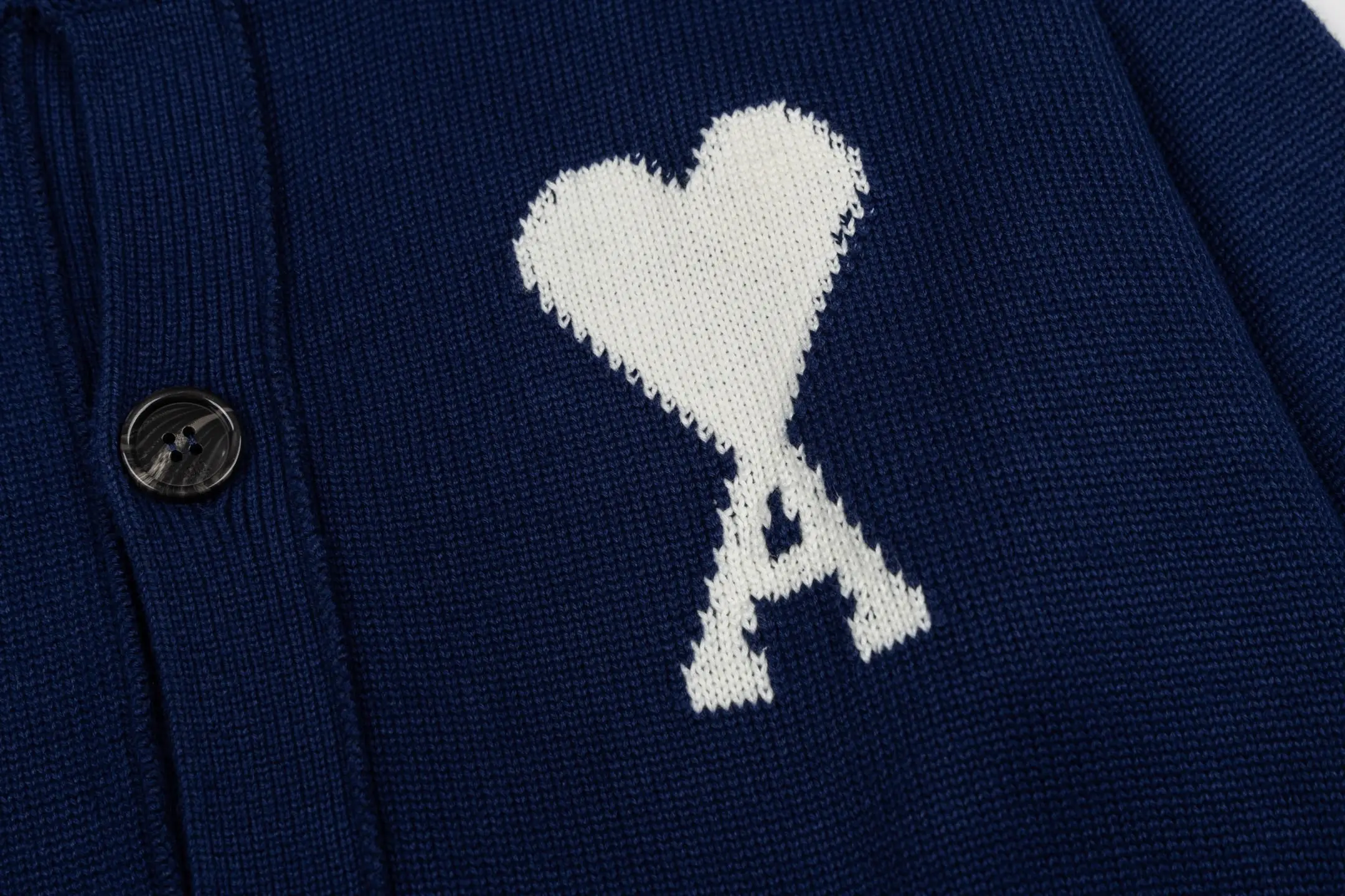 Ami de Coeur Intarsia Wool Cardigan D35022418 — view 5