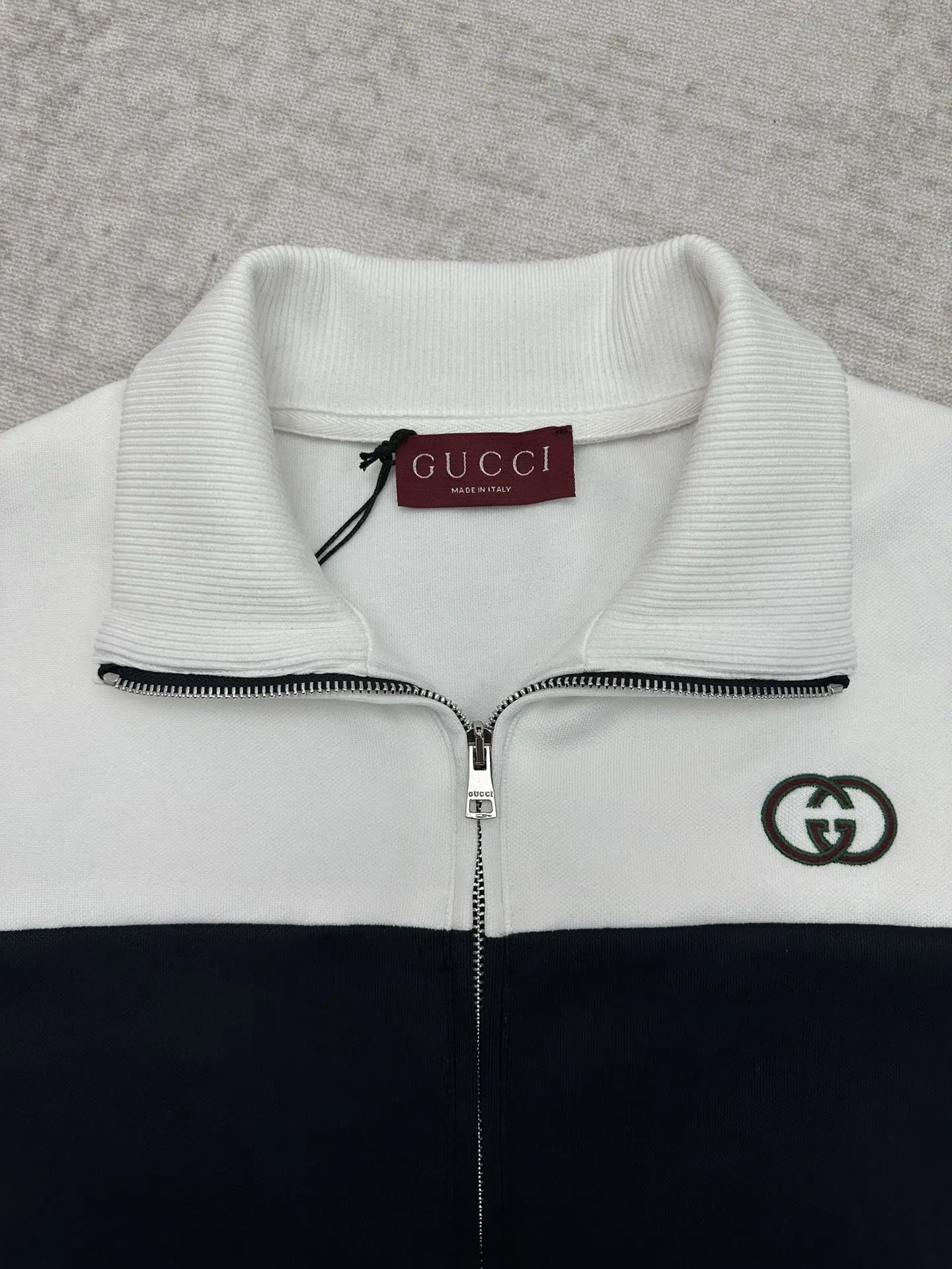 Interlocking G Color-Block Jersey Track Jacket D35014388 — view 3