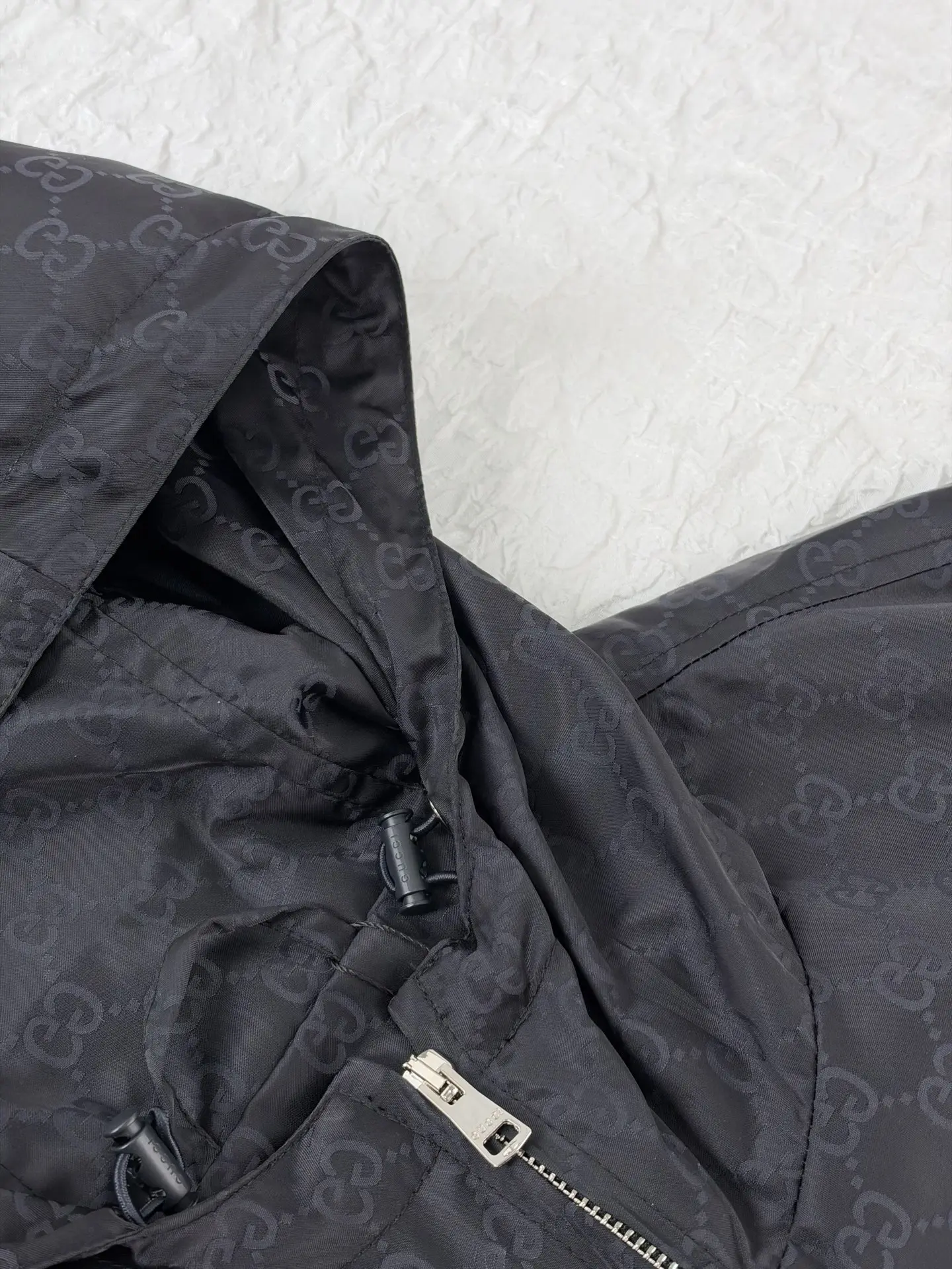 GG Jacquard Hooded Windbreaker Jacket D35020474 — view 8