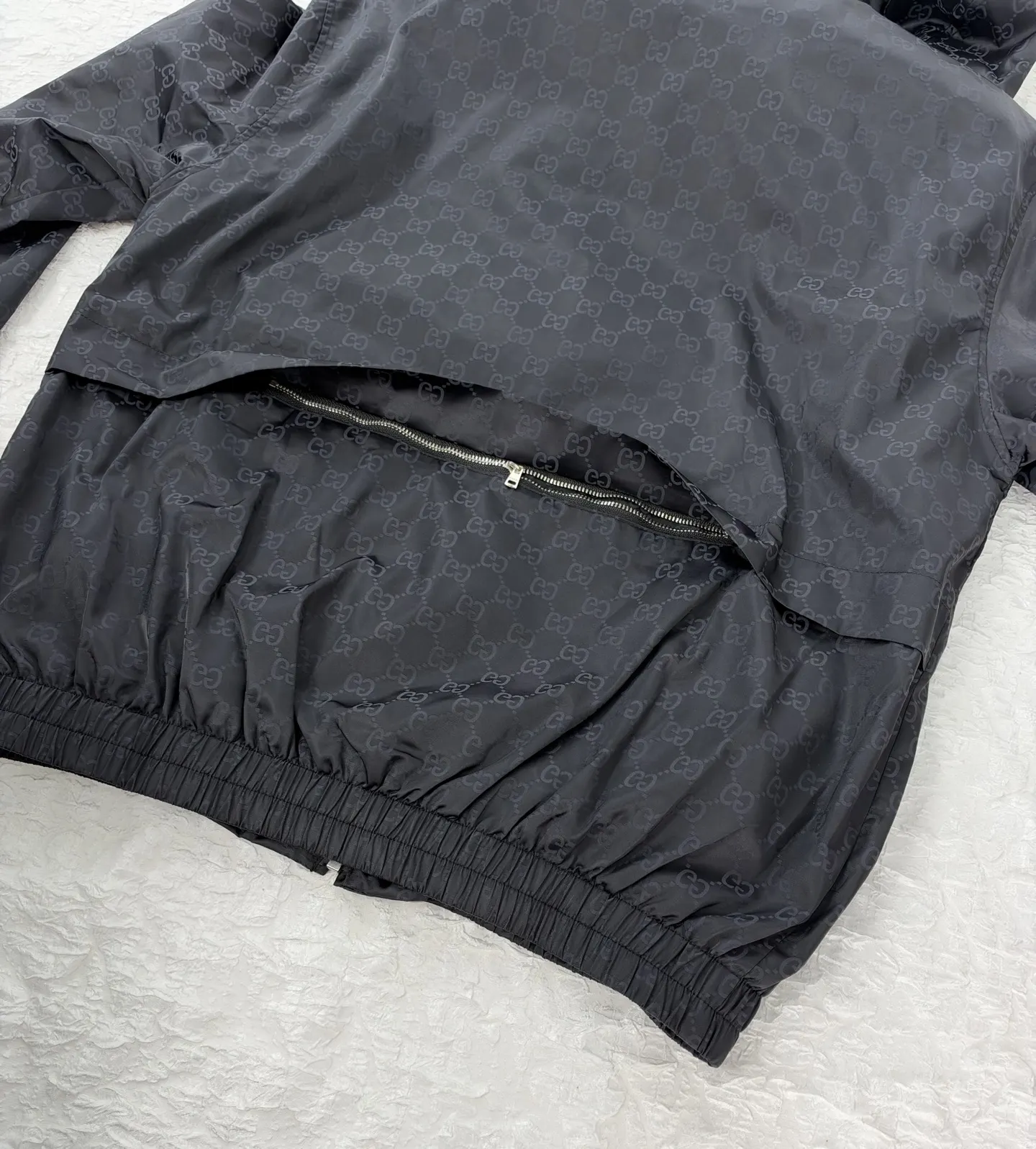 GG Jacquard Hooded Windbreaker Jacket D35020474 — view 9