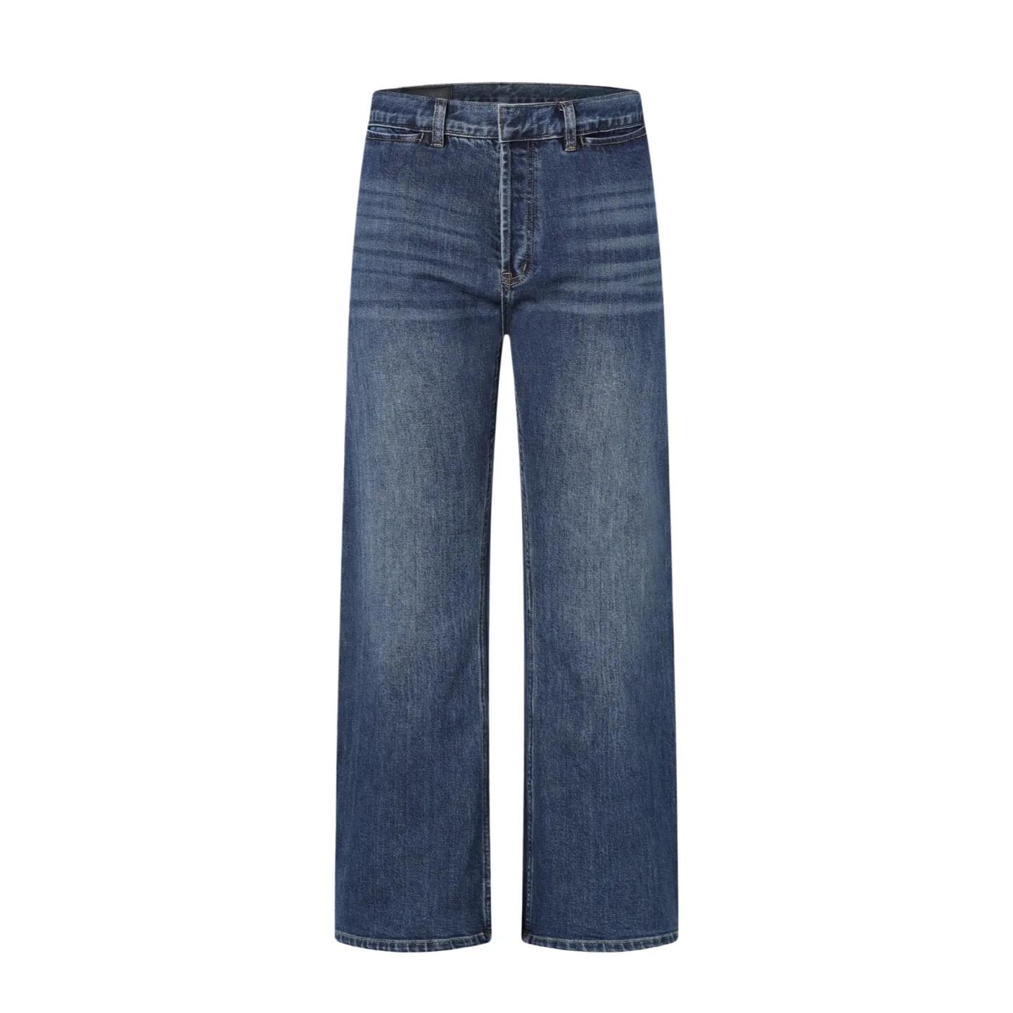 Webbing-Trimmed Straight-Leg Jeans D35022445