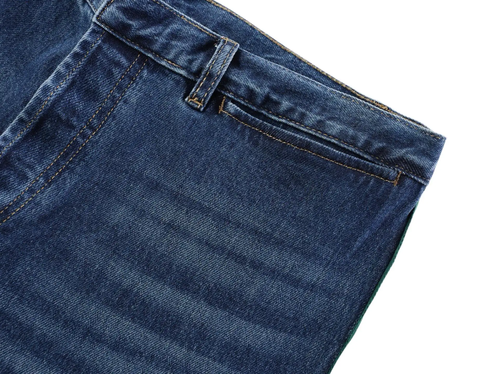 Webbing-Trimmed Straight-Leg Jeans D35022445 — view 5