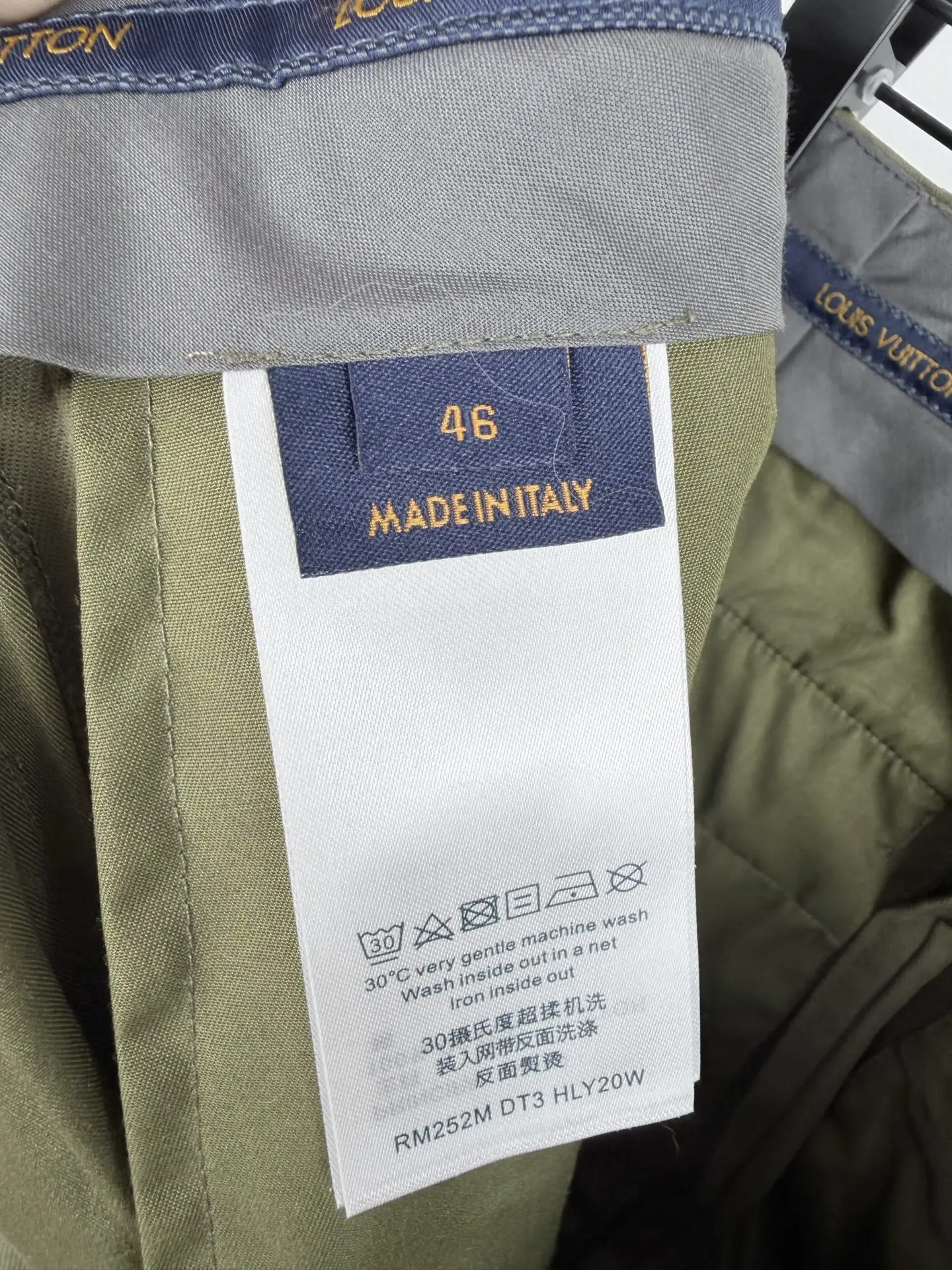 Embroidered Logo Cotton-Blend Cargo Trousers D35021298 — view 14