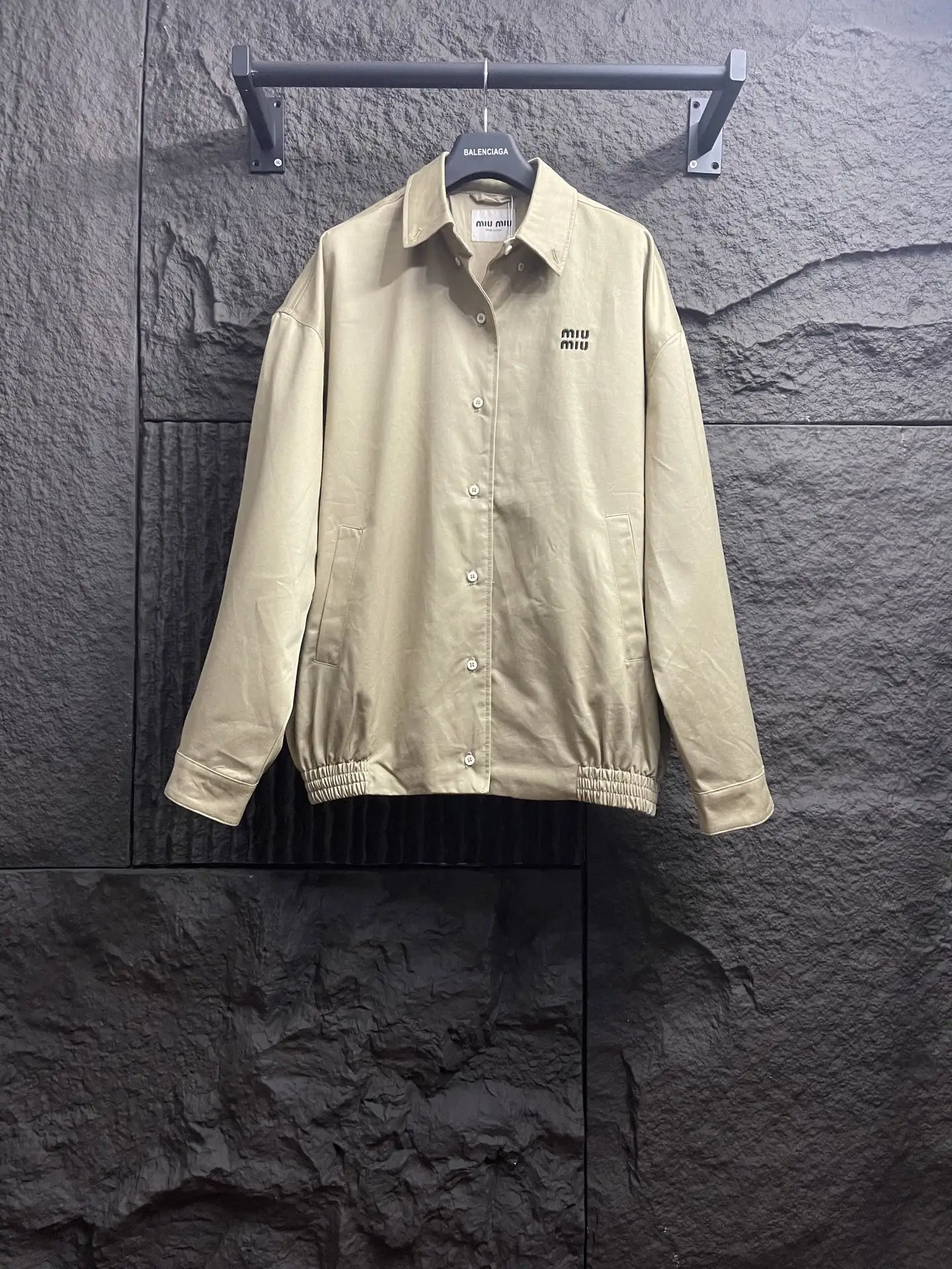 Logo-Embroidered Cotton-Blend Coach Jacket D35015158