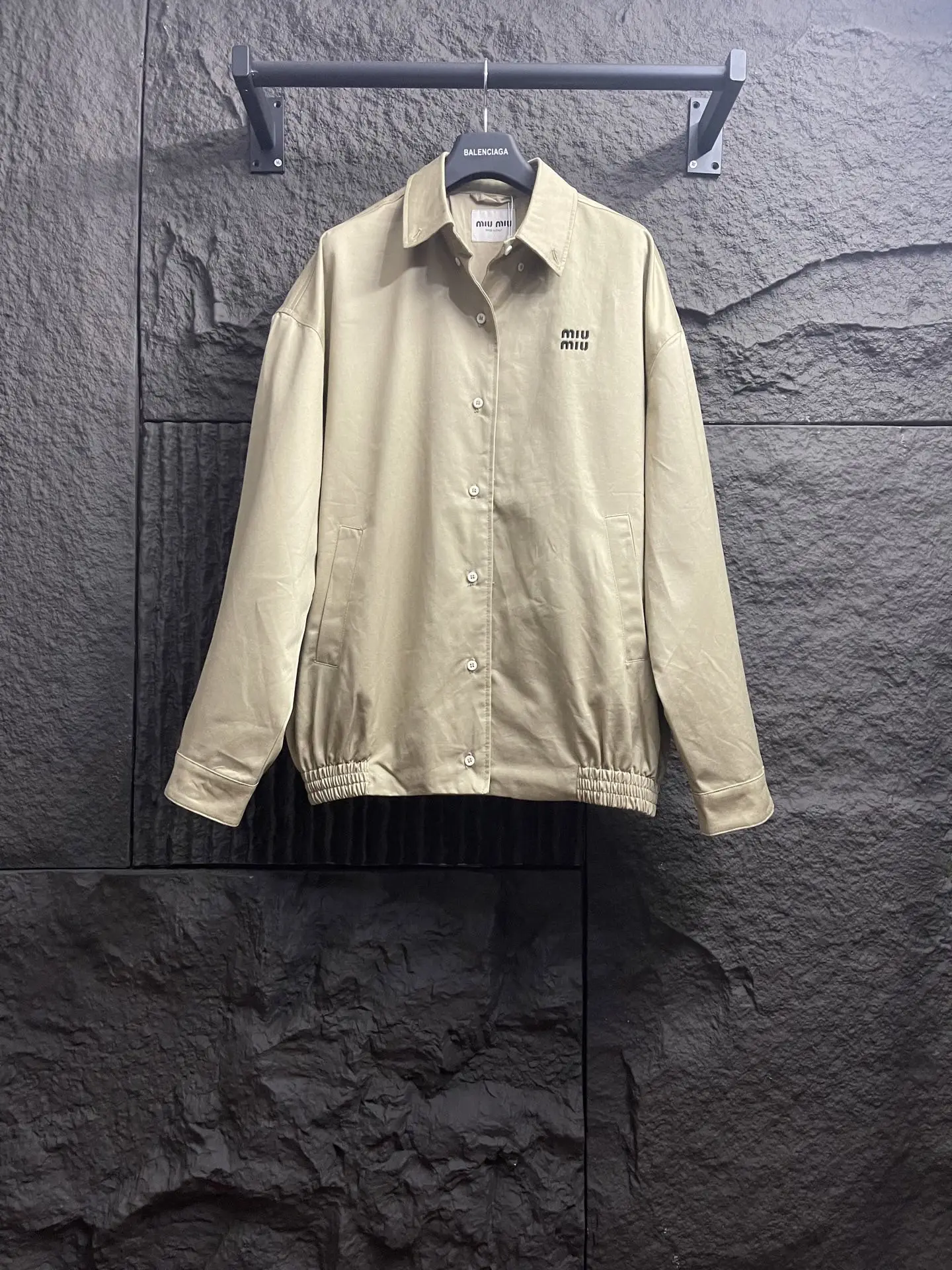 Logo-Embroidered Cotton-Blend Coach Jacket D35015158