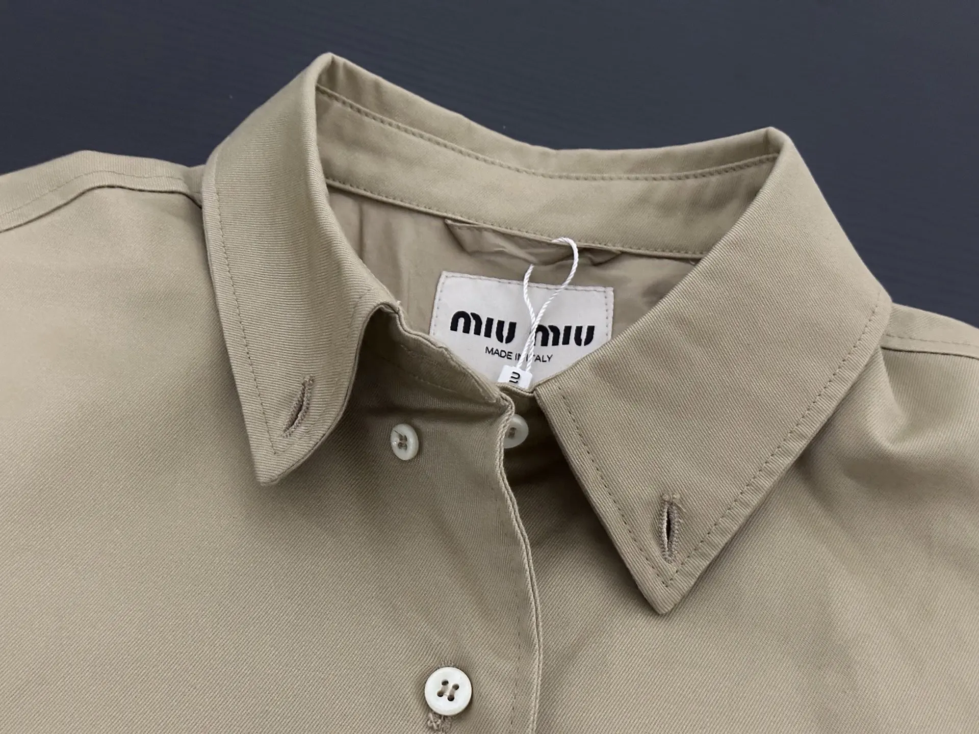 Logo-Embroidered Cotton-Blend Coach Jacket D35015158 — view 3