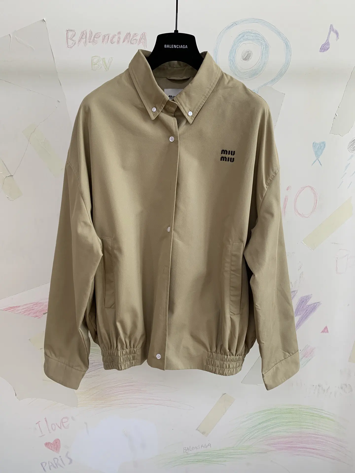 Embroidered Logo Blouson Jacket D35015159