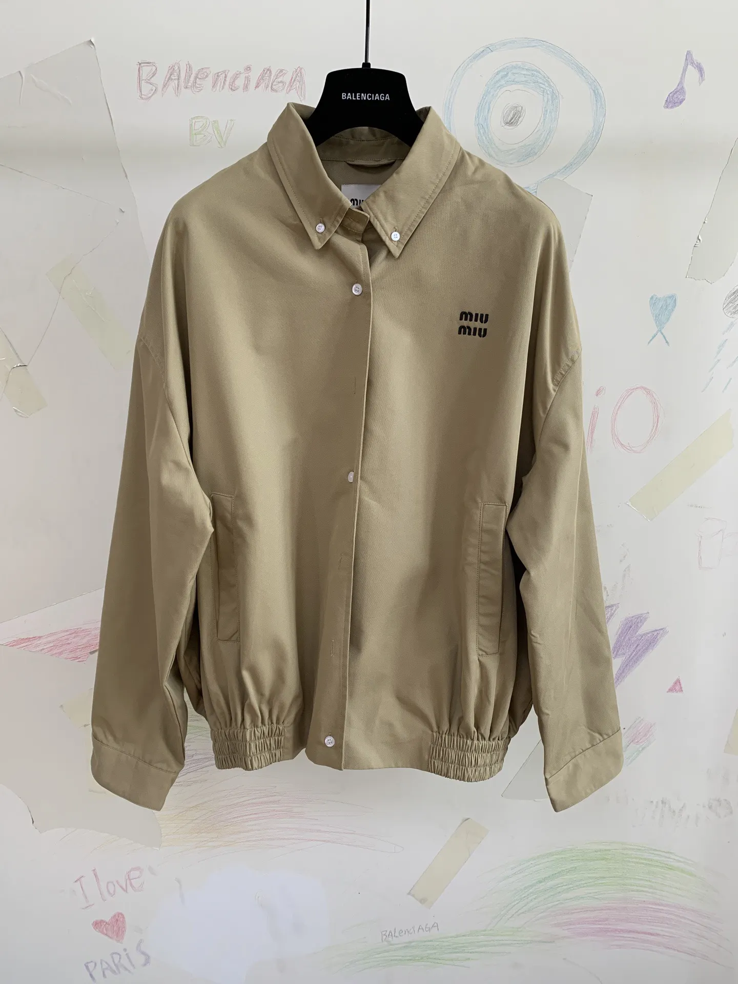 Embroidered Logo Blouson Jacket D35015159
