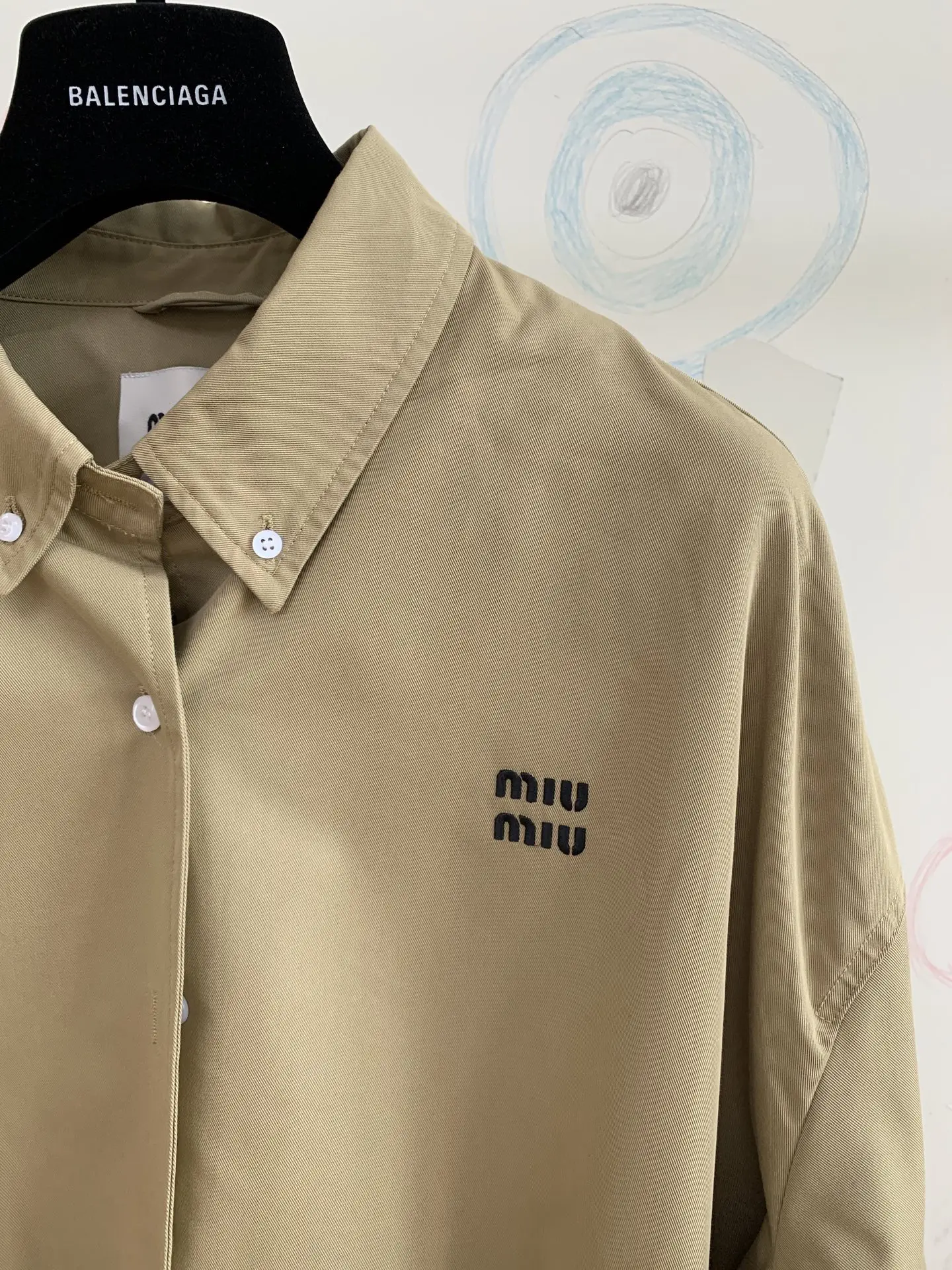 Embroidered Logo Blouson Jacket D35015159 — view 4