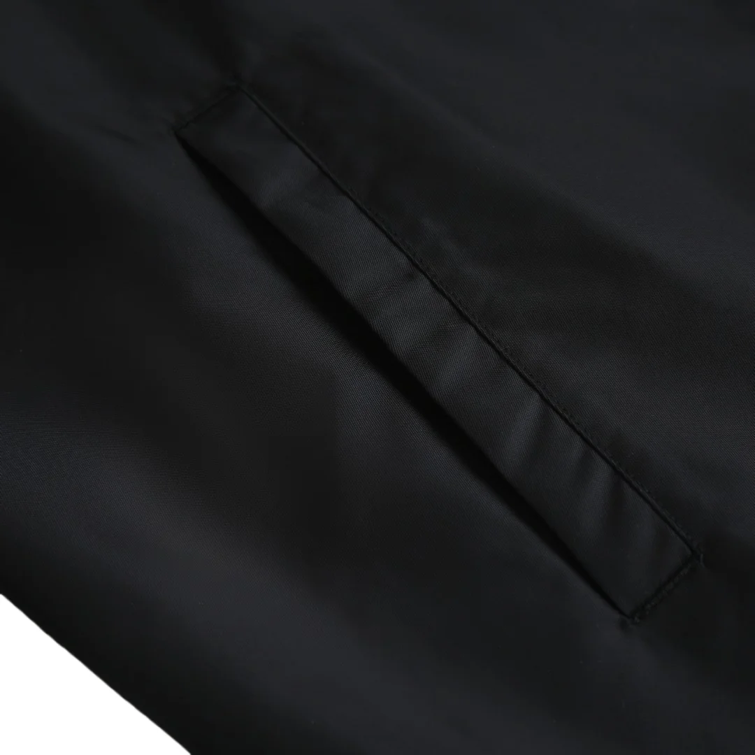 Re-Nylon Hooded Jacket with Enamel Triangle Logo D35014186 — view 8