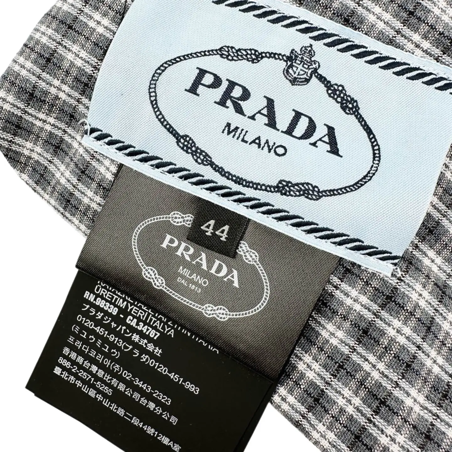 Reversible Plaid Poplin Blouson Jacket D35022534 — view 13