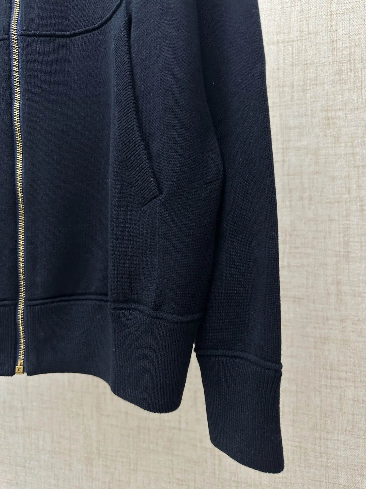 Logo-Embroidered Striped Cotton Knit Track Jacket D35022642 — view 6