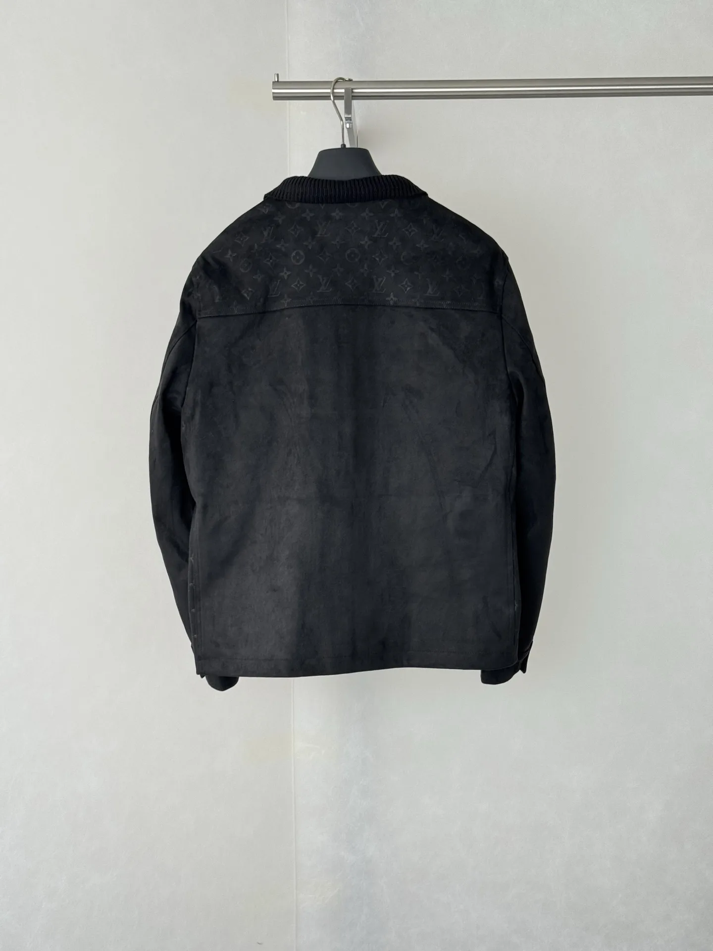 Monogram Embossed Suede Harrington Jacket D35518756 — view 2