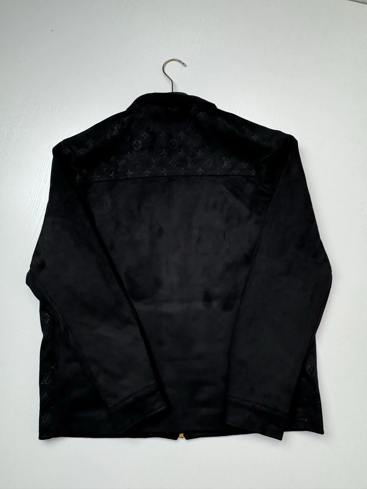 Monogram Embossed Suede Harrington Jacket D35518756 — view 4