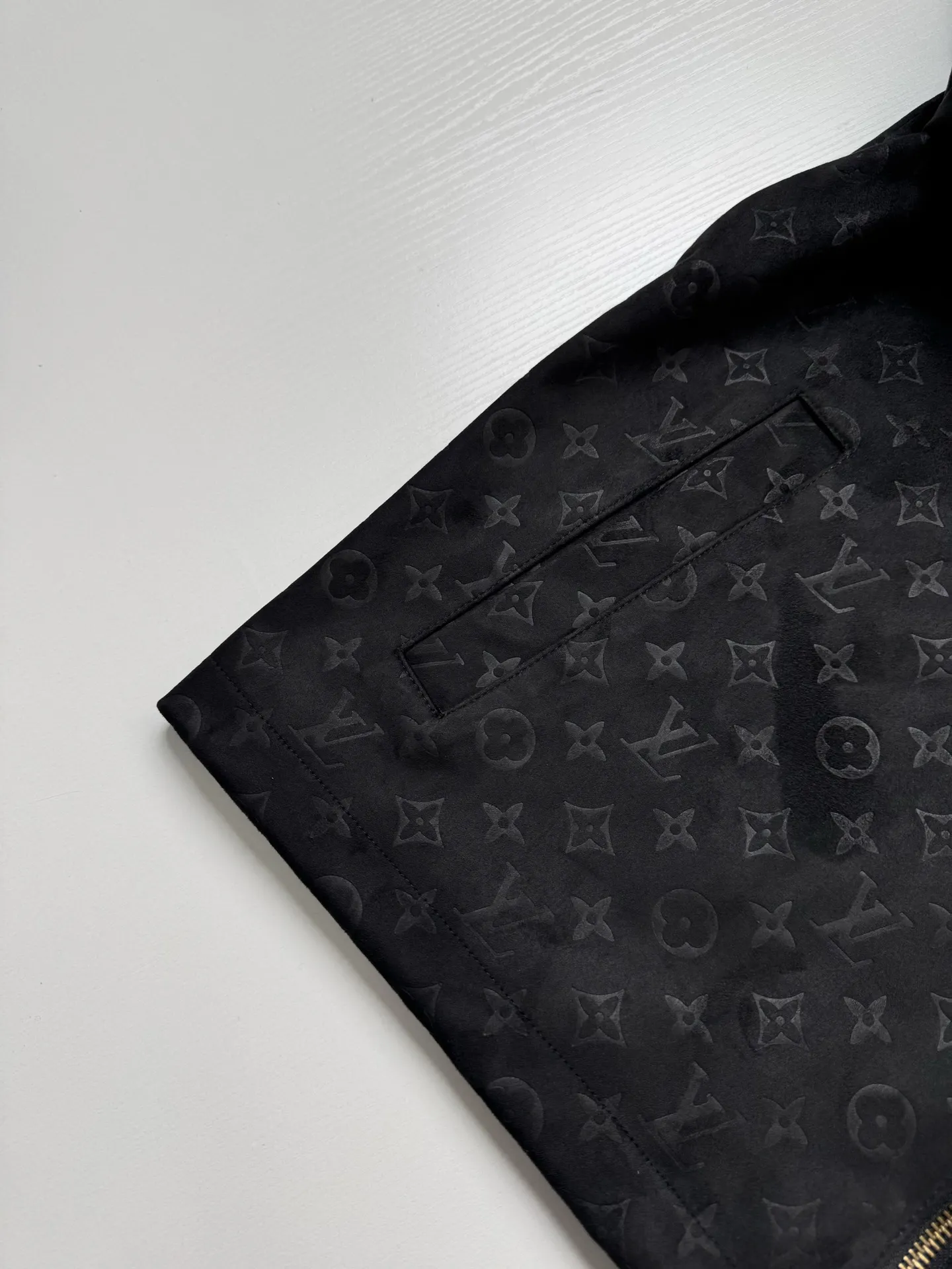 Monogram Embossed Suede Harrington Jacket D35518756 — view 5