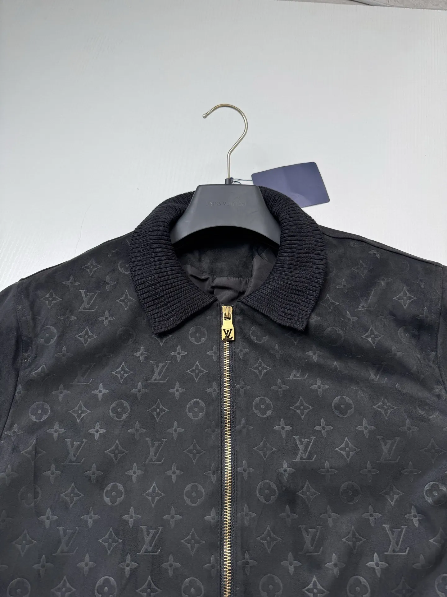 Monogram Embossed Suede Harrington Jacket D35518756 — view 6