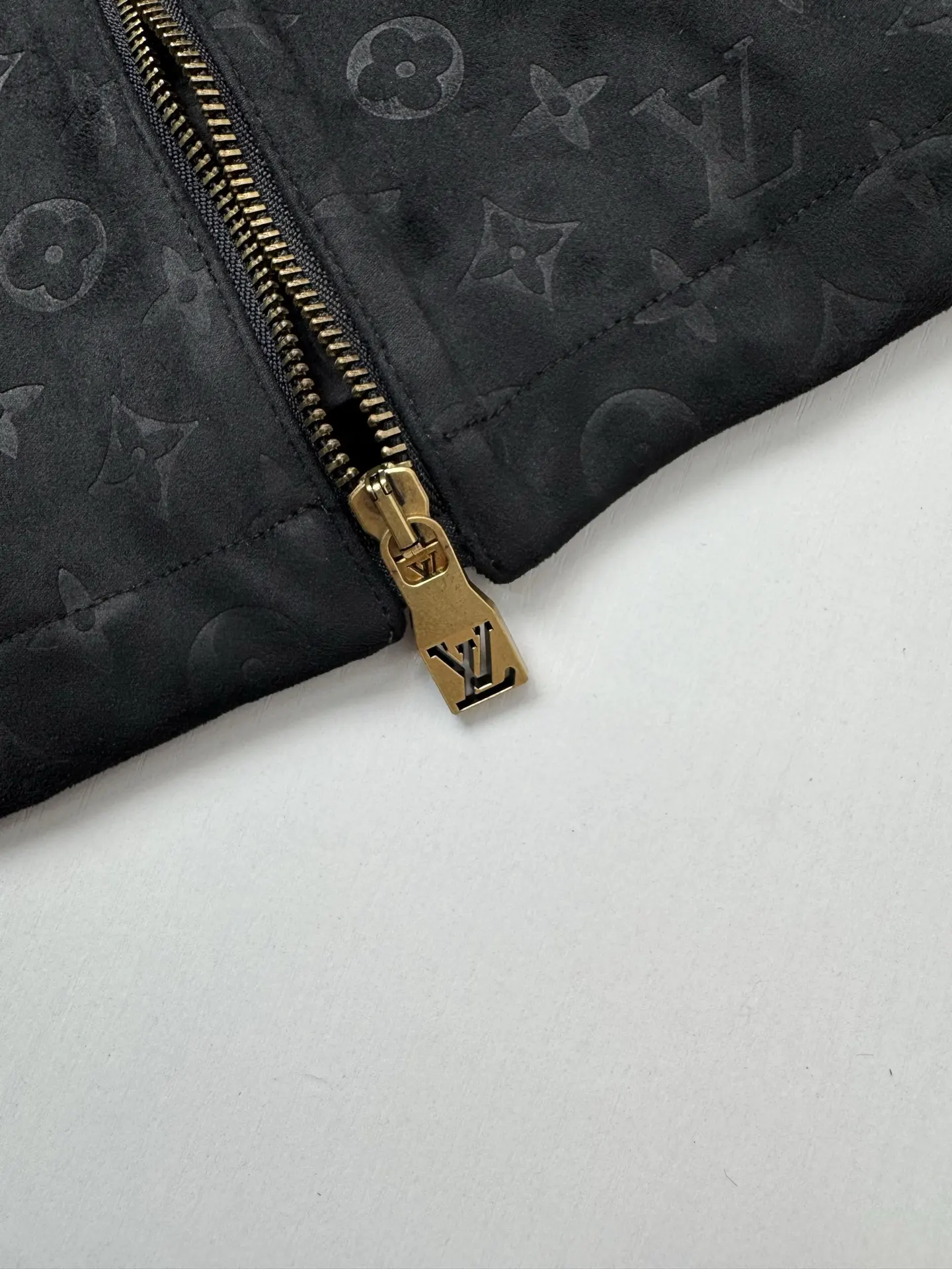 Monogram Embossed Suede Harrington Jacket D35518756 — view 7