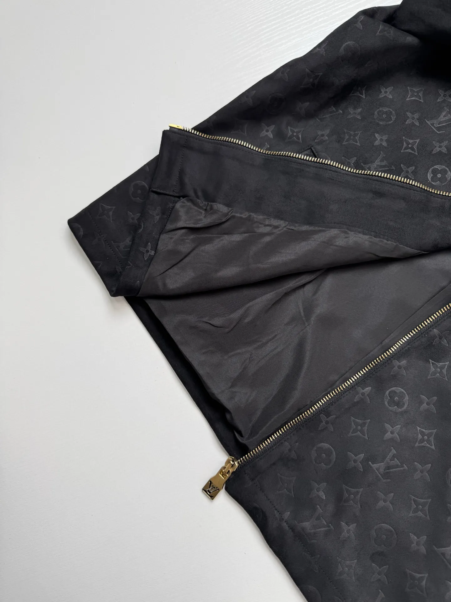 Monogram Embossed Suede Harrington Jacket D35518756 — view 9