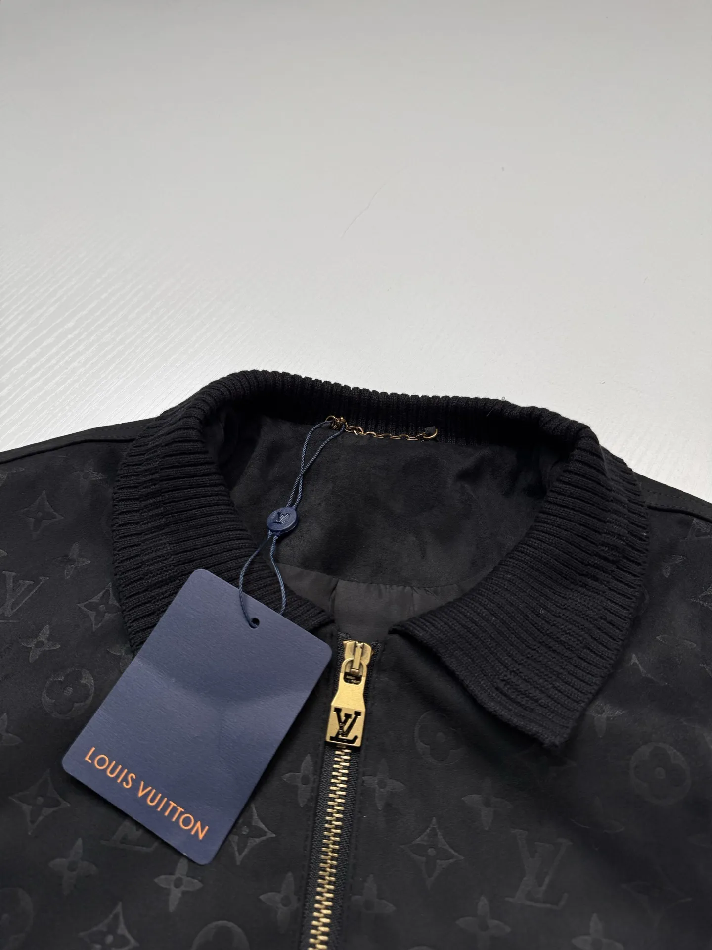 Monogram Embossed Suede Harrington Jacket D35518756 — view 10
