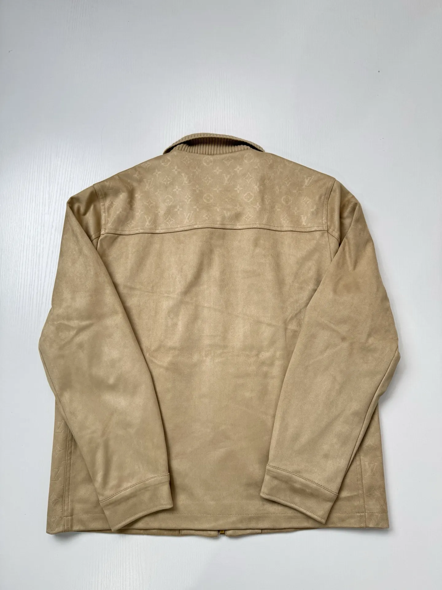 Monogram Embossed Suede Harrington Jacket D35518757 — view 4