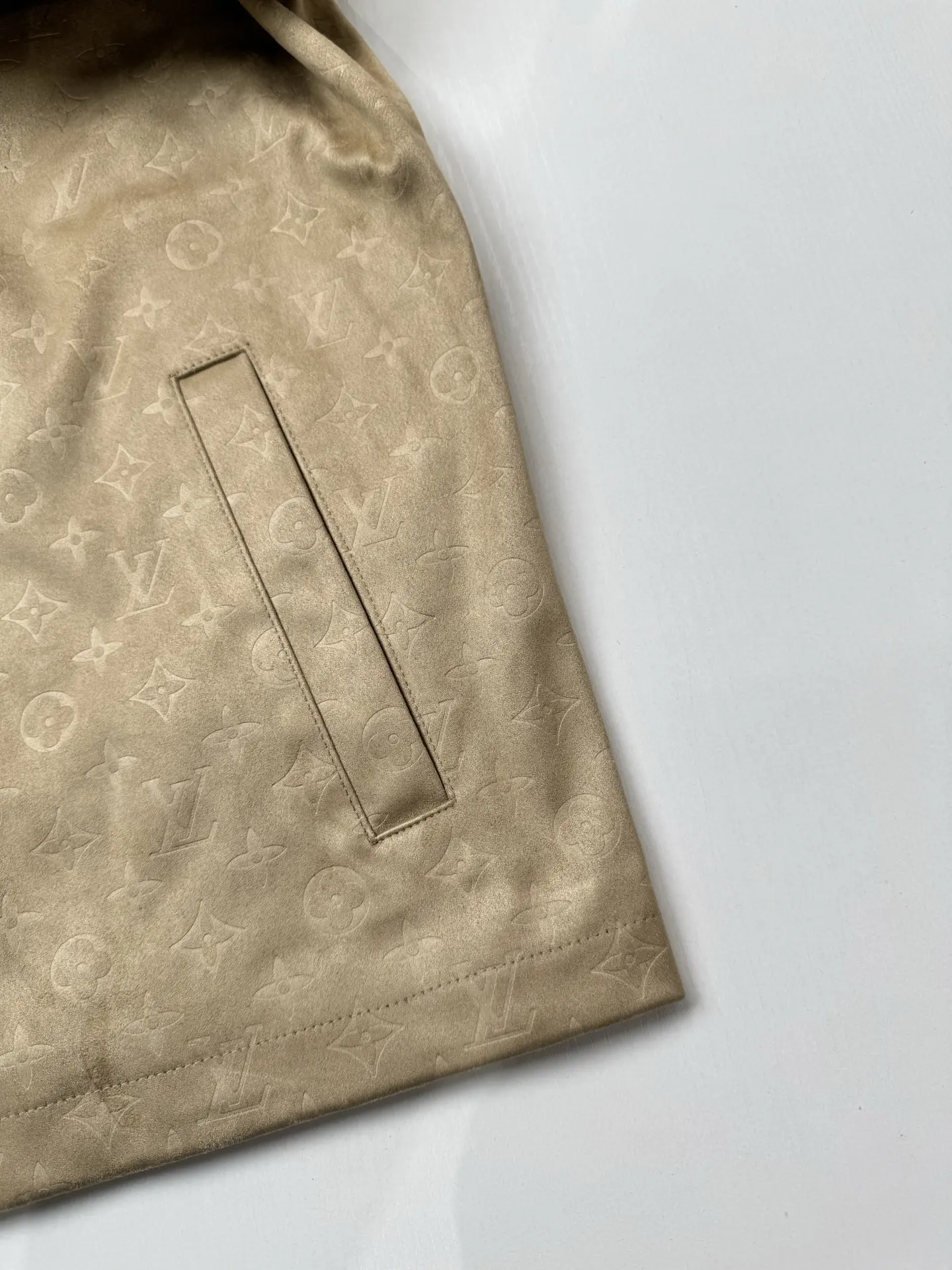 Monogram Embossed Suede Harrington Jacket D35518757 — view 5