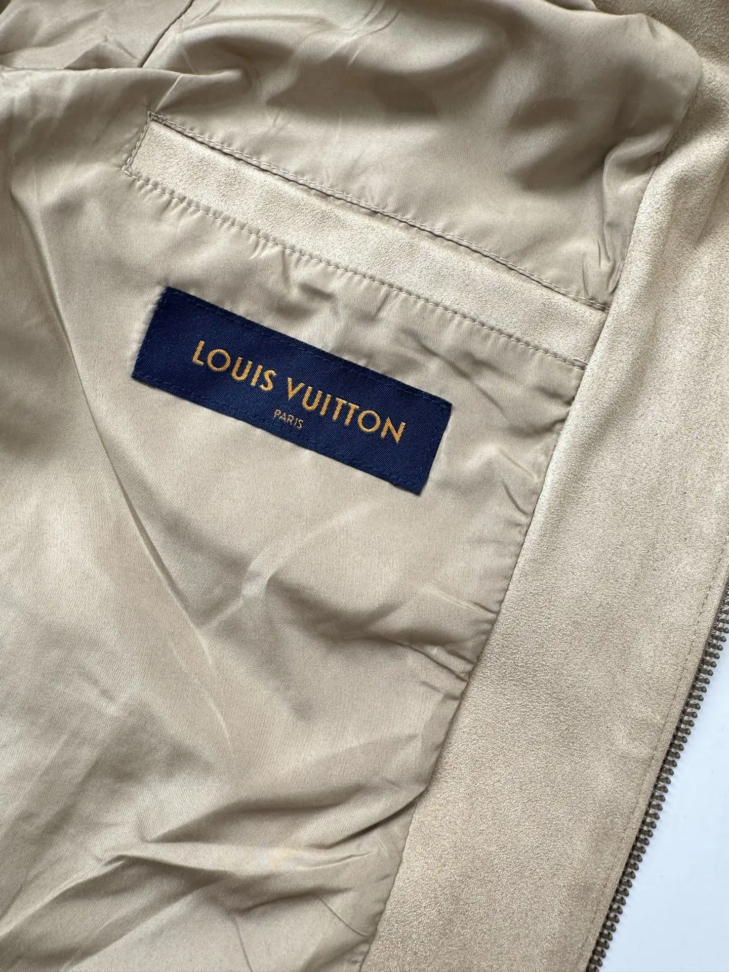 Monogram Embossed Suede Harrington Jacket D35518757 — view 13