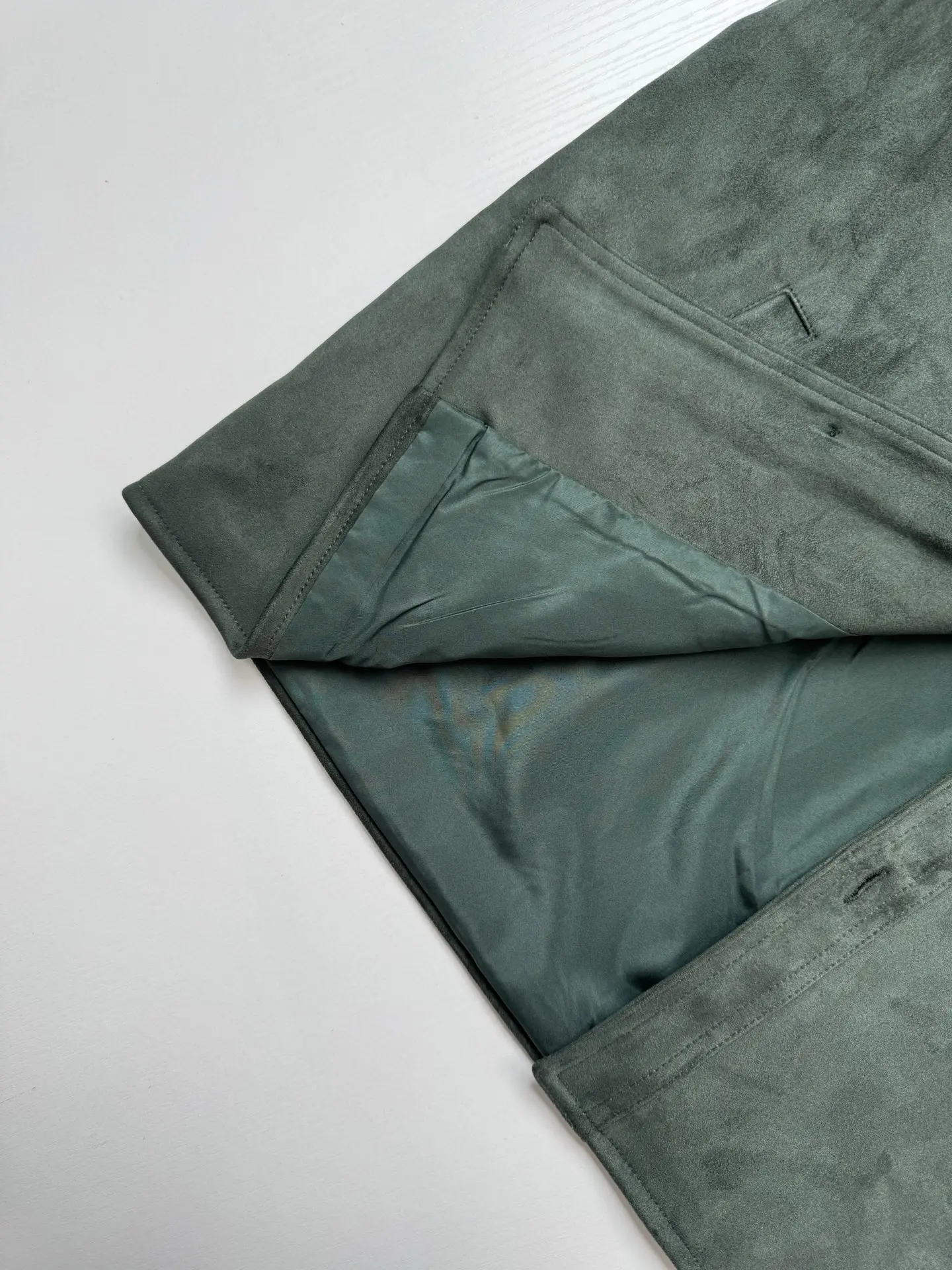 Logo-Embossed Faux Suede Overshirt D35518755 — view 13