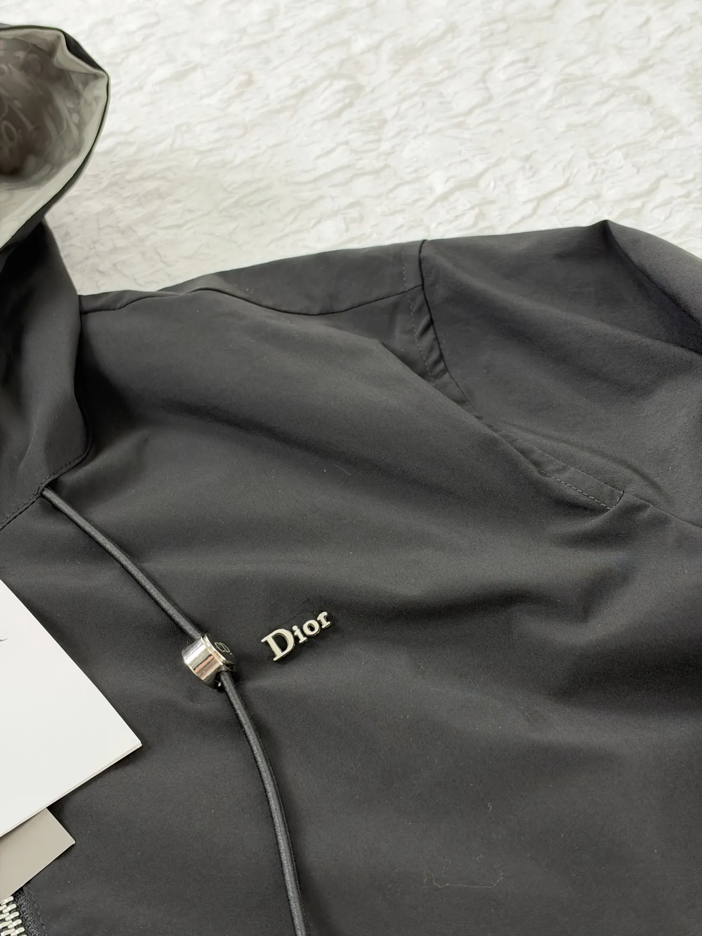 Oblique Jacquard Reversible Hooded Jacket D35520472 — view 9