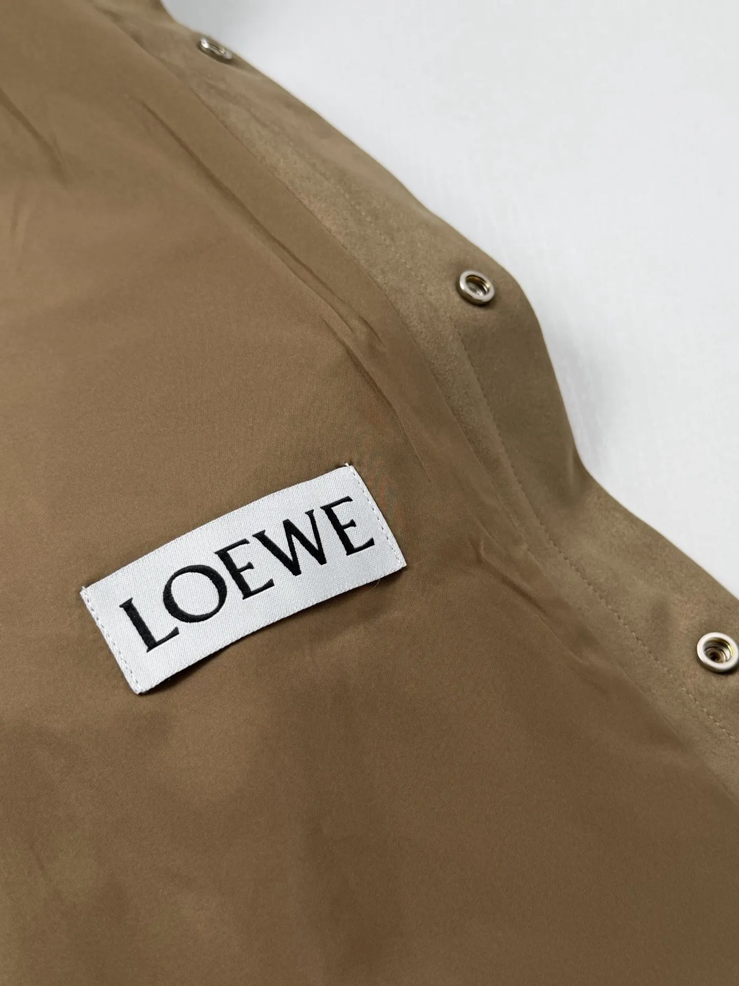 Anagram Embroidered Faux-Suede Overshirt D35518684 — view 9
