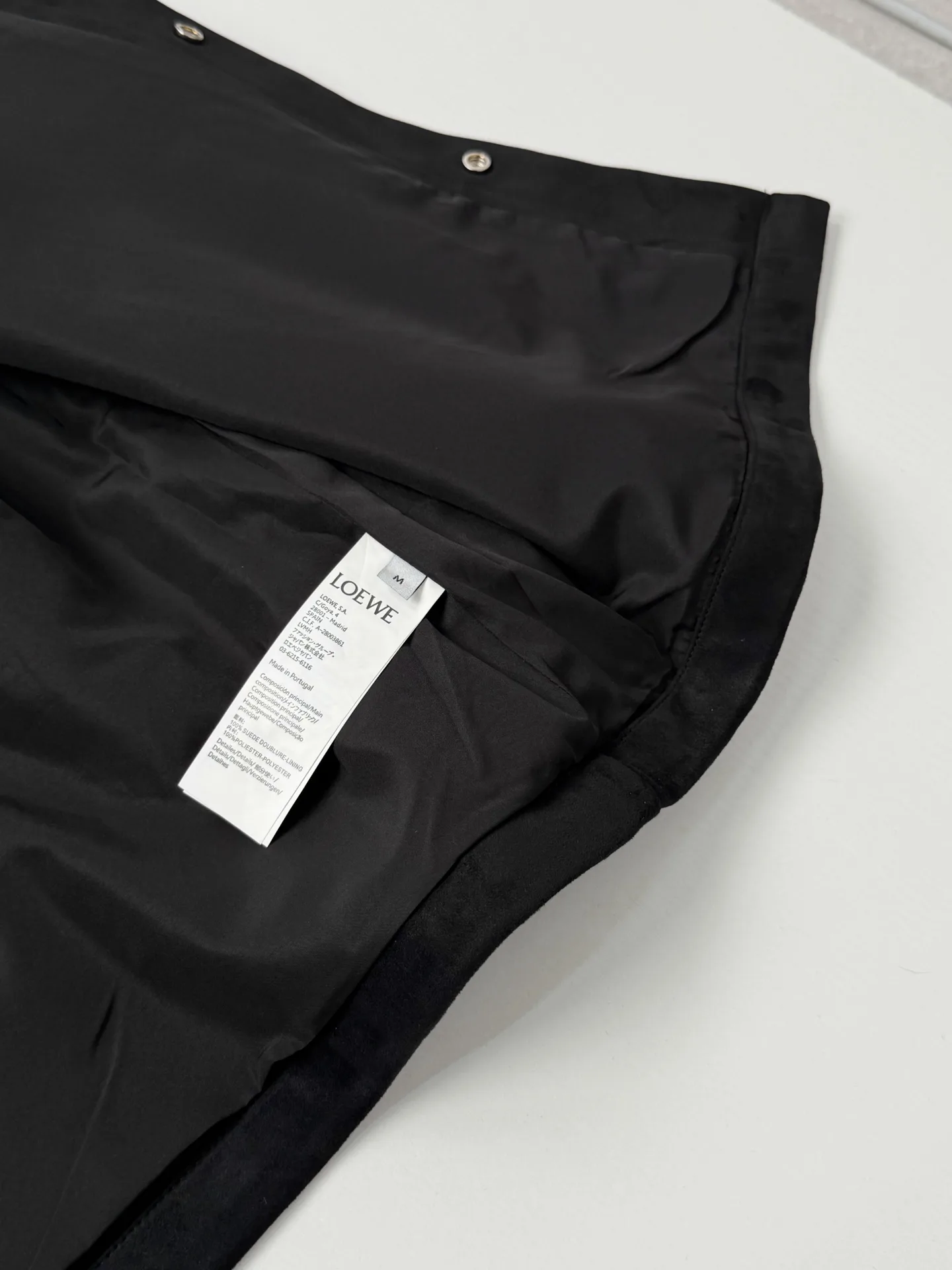 Anagram Embroidered Faux-Suede Overshirt D35518683 — view 7