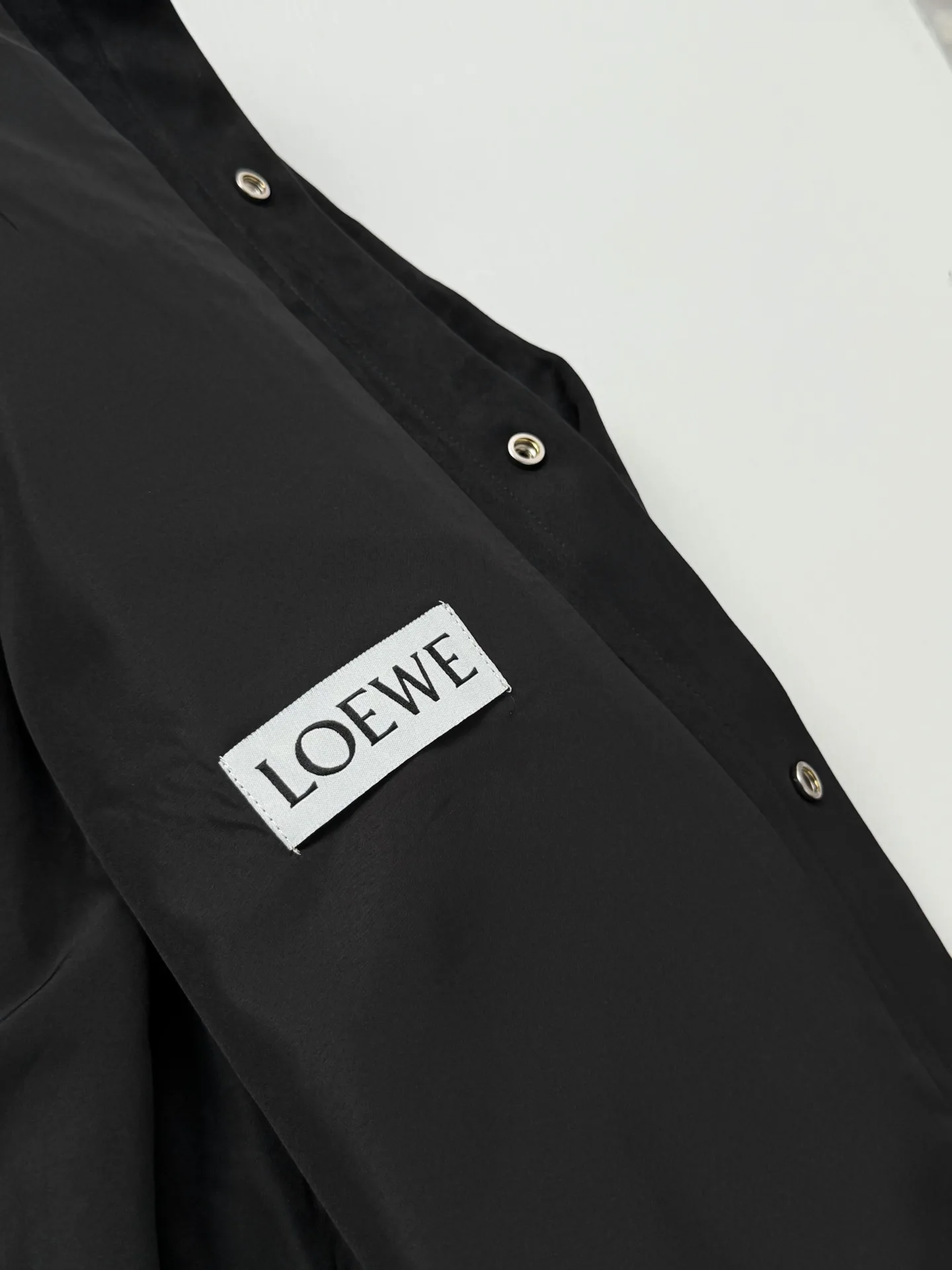 Anagram Embroidered Faux-Suede Overshirt D35518683 — view 8