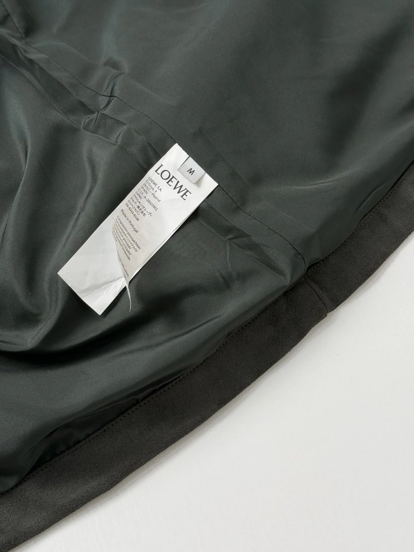 Anagram Embroidered Faux-Suede Shirt Jacket D35518682 — view 7